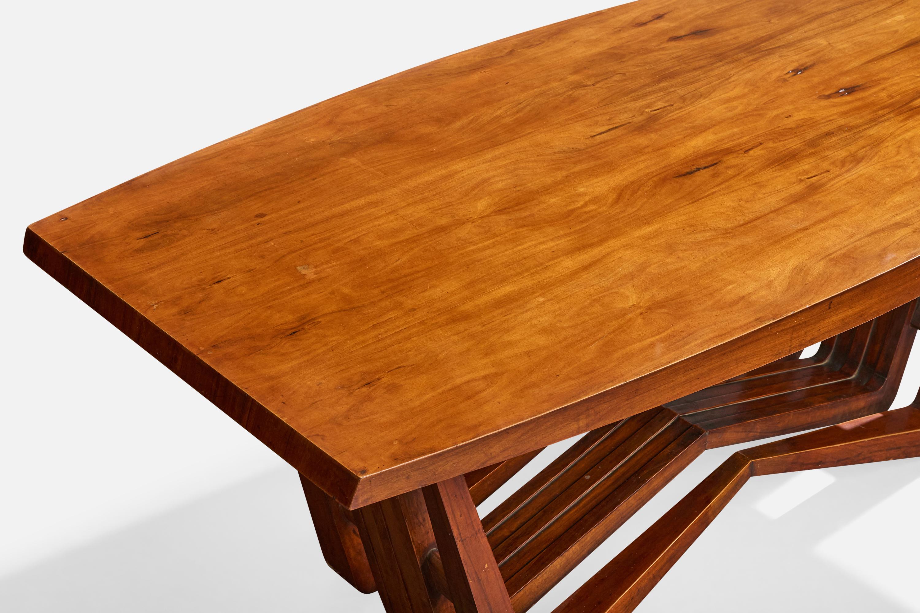 Jorge Schenaider, Table de salle à manger, Wood, Brésil, années 1960 en vente 7