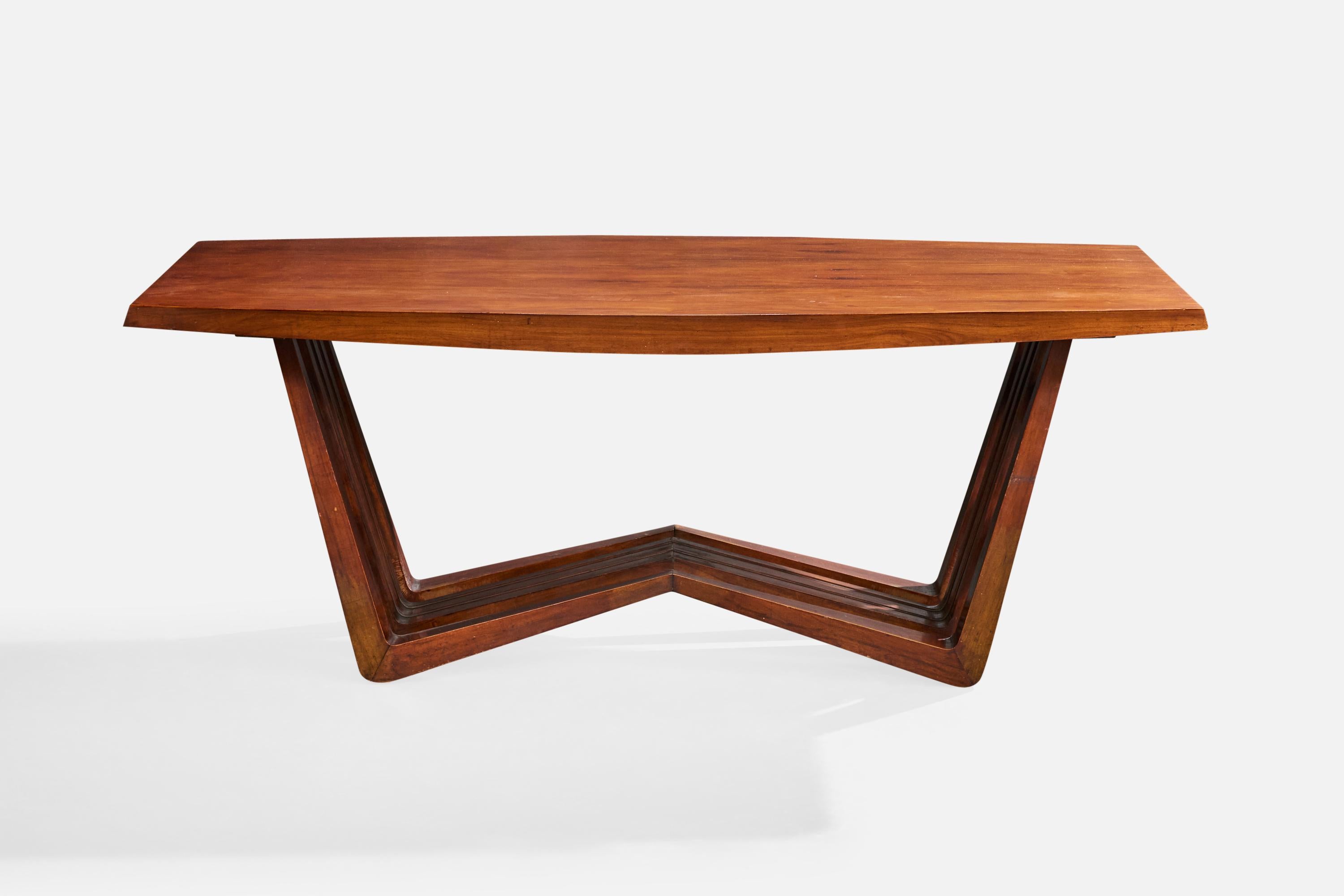 Bois Jorge Schenaider, Table de salle à manger, Wood, Brésil, années 1960 en vente