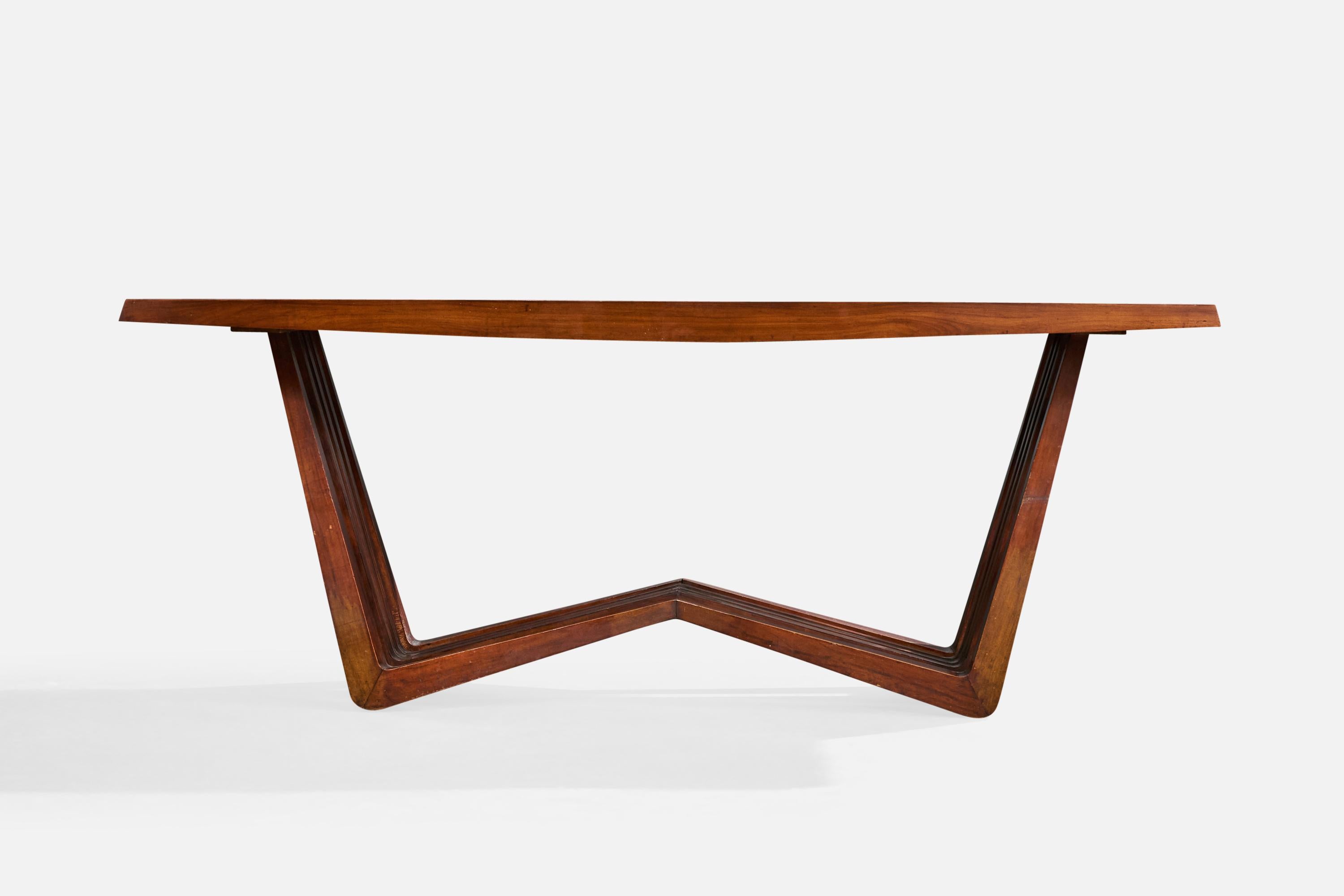 Jorge Schenaider, Table de salle à manger, Wood, Brésil, années 1960 en vente 1