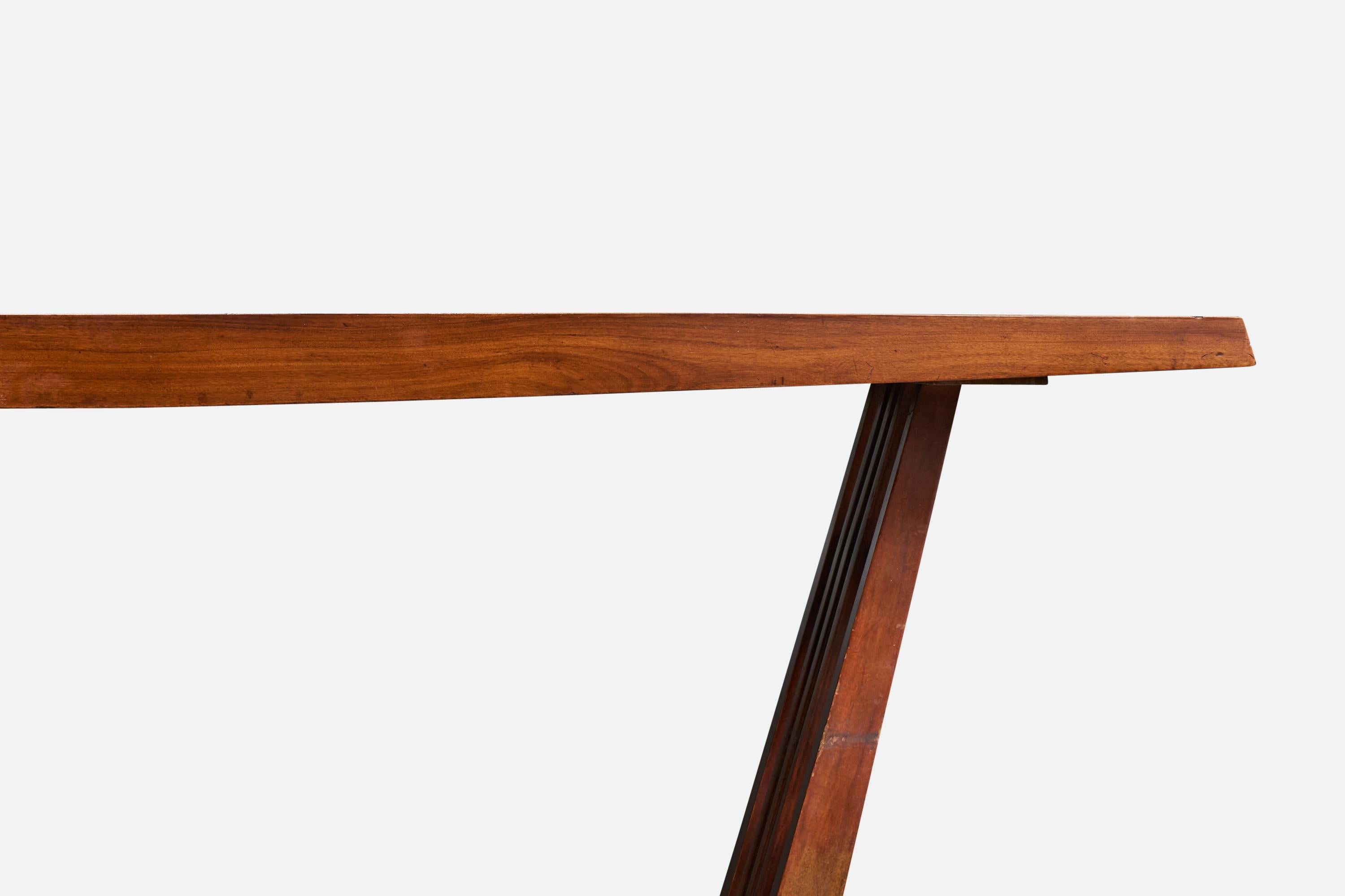 Jorge Schenaider, Table de salle à manger, Wood, Brésil, années 1960 en vente 2