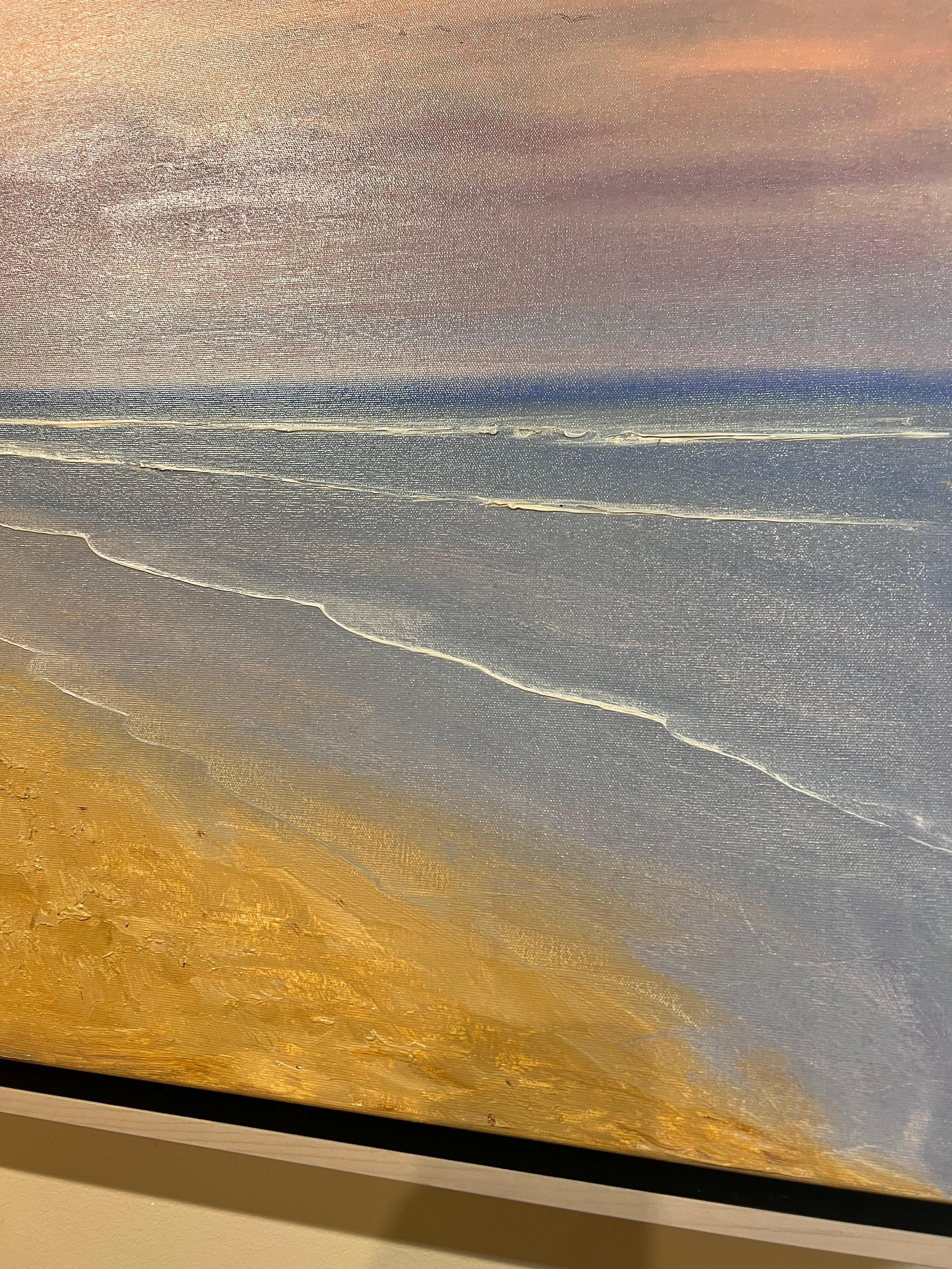Andiamo a pesca - Landscape Painting Grigio di Jorge Segrelles