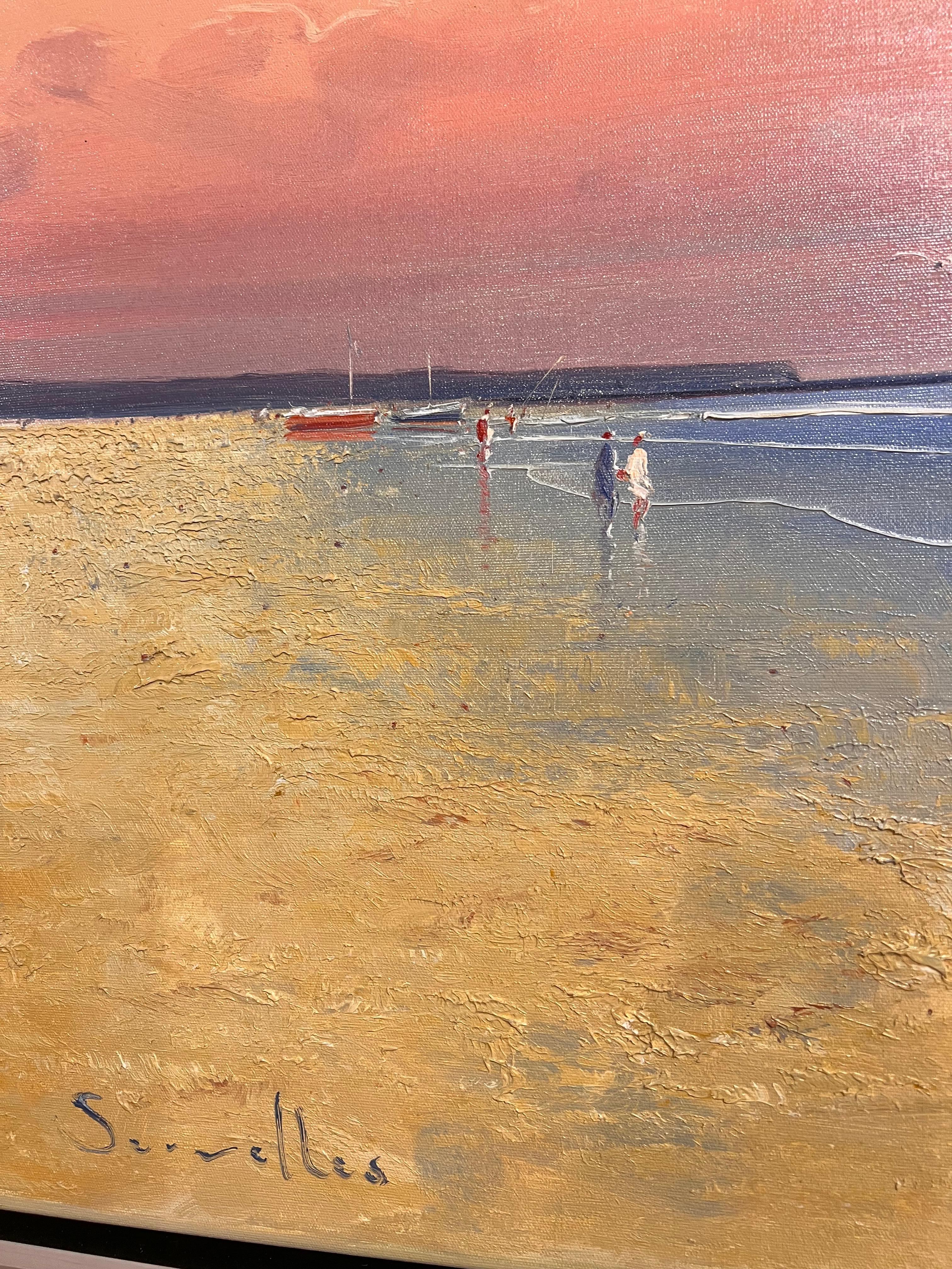 Cielo dipinto - Painting di Jorge Segrelles