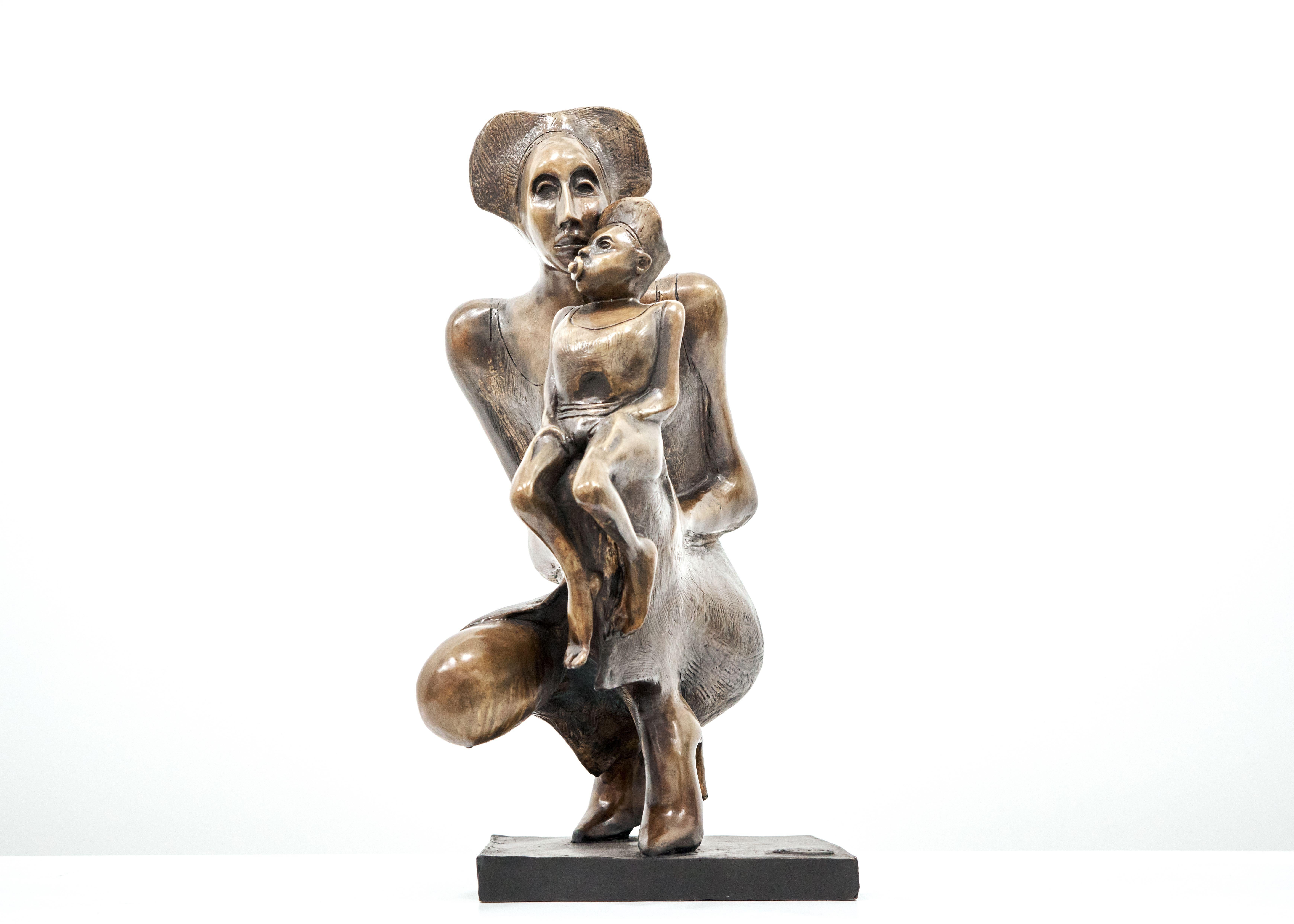 Jorge Seguí  Figurative Sculpture – Jorge Segu, Esperansilla, Bronze, Auflage 1/7, 2003
