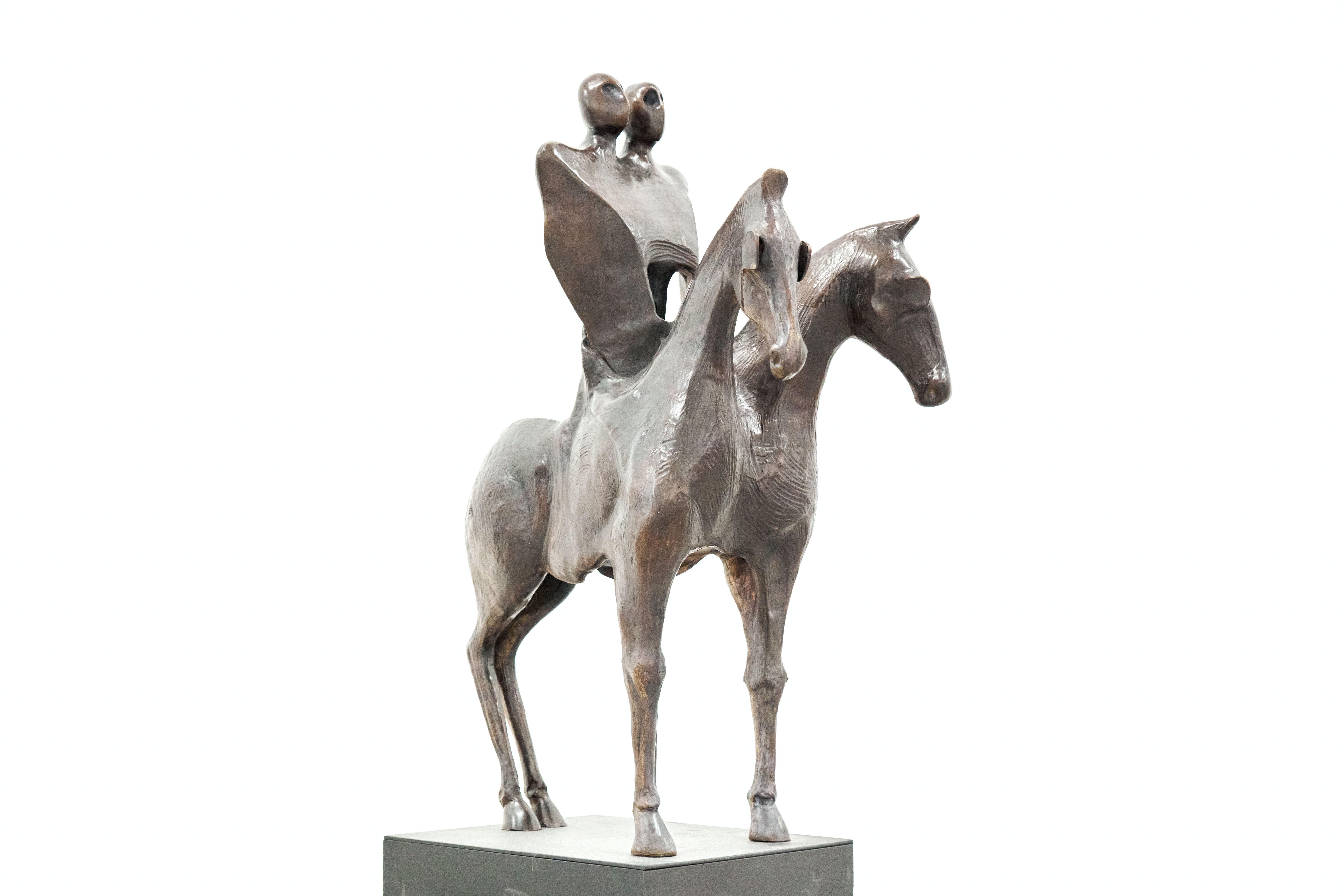 Jorge Segu,  Falsos Heroes en Caballos Mticos, 2010-2013, Bronze, Auflage 1/7 