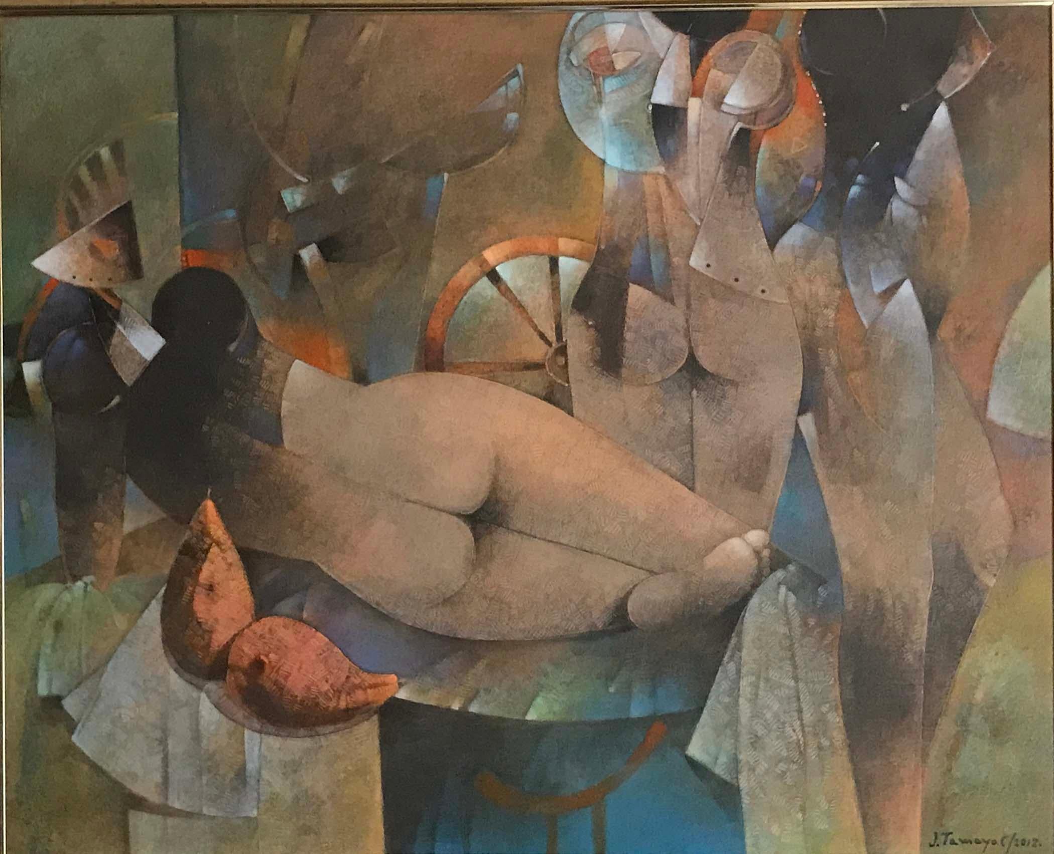 Jorge Tamayo Nude Painting - Desnudos