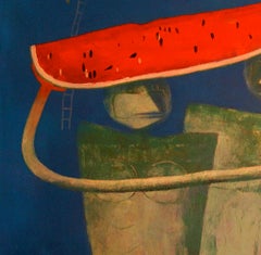 Character with Watermelon