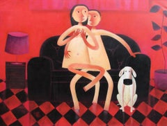 Jorge Vallejos (Peru 1965); Intimadad II; oil on canvas
