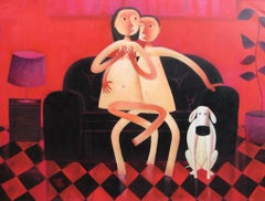 Jorge Vallejos (Peru 1965); Intimadad II; oil on canvas