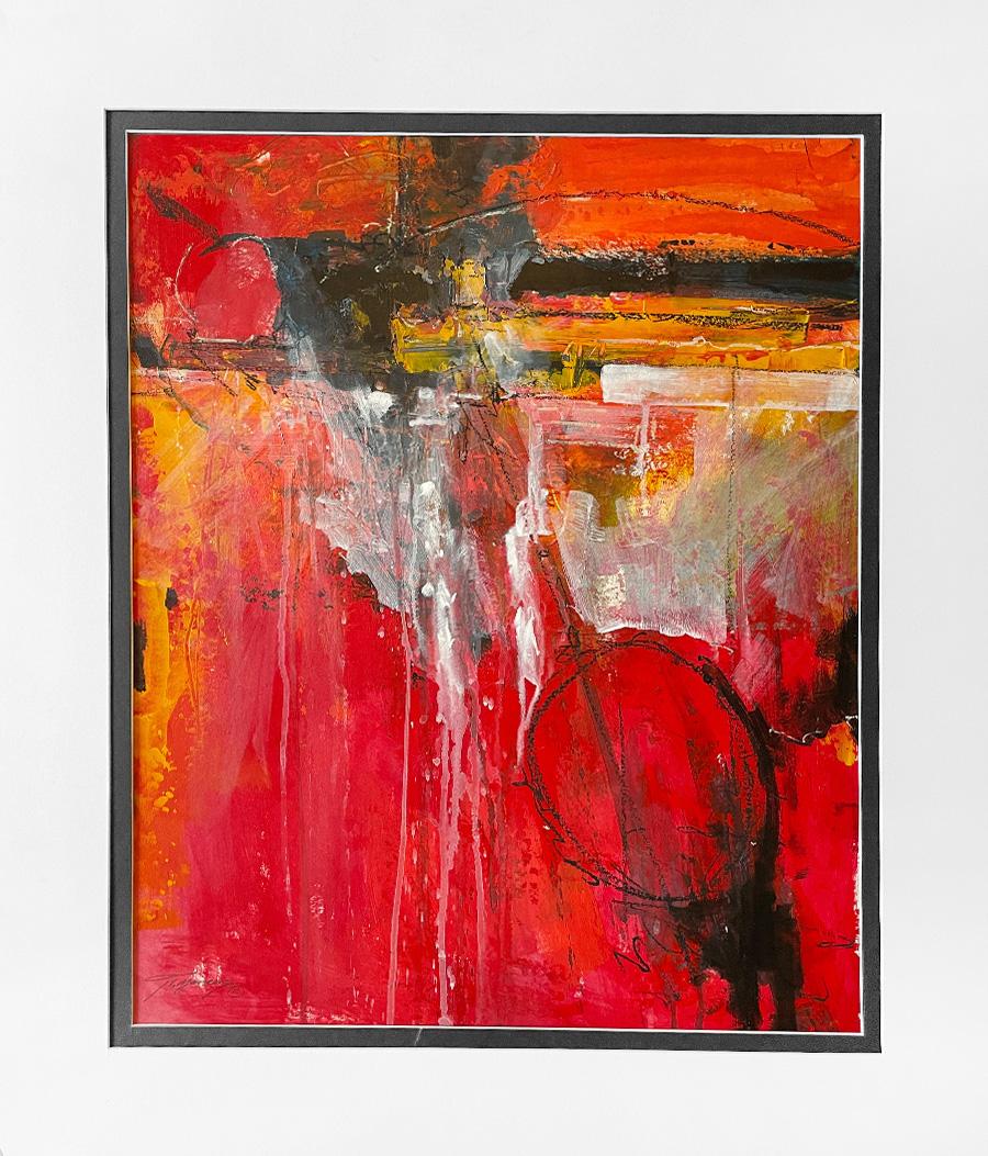 Jorge Yances Abstract Painting - Abstract 26