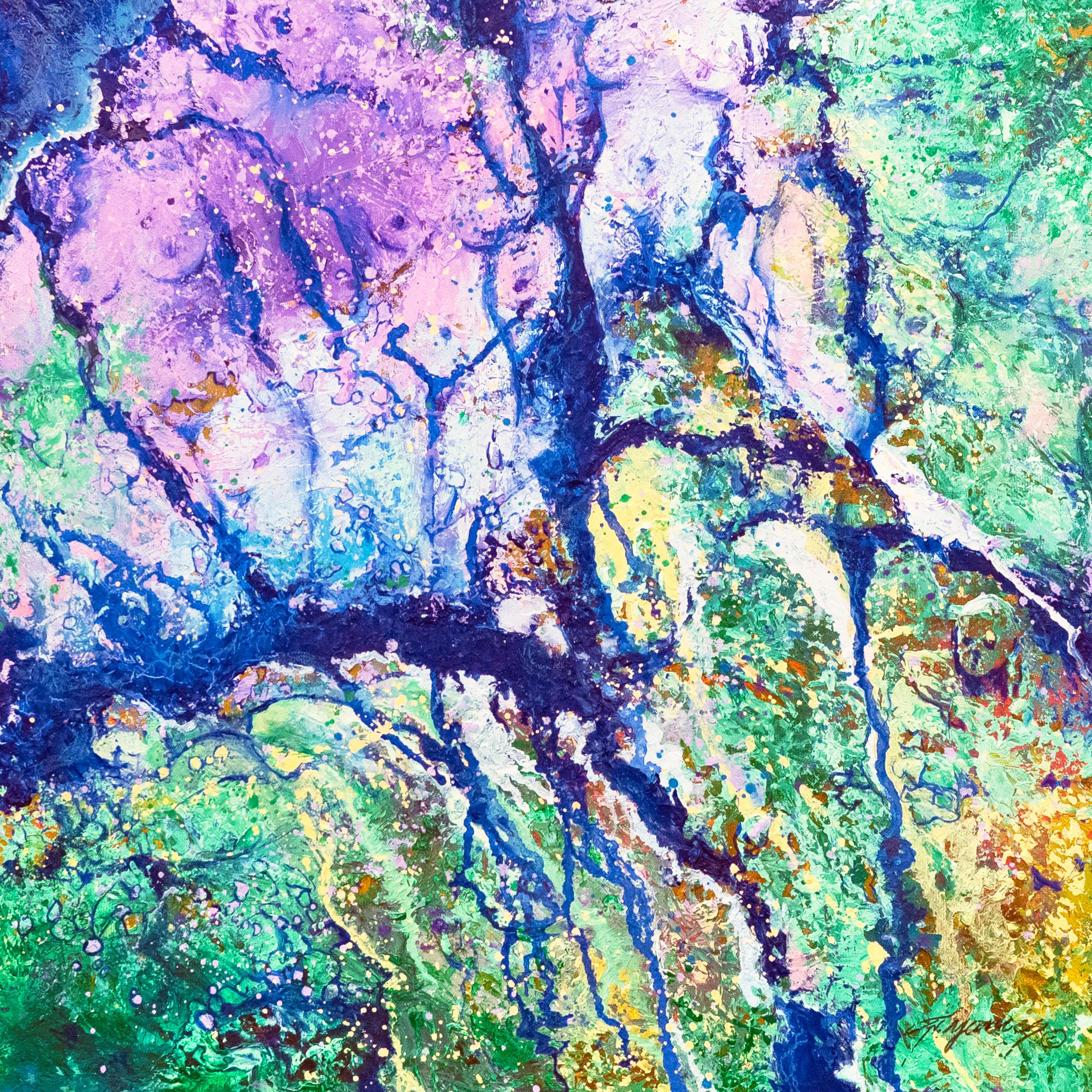 Jorge Yances Landscape Painting – Amazonas-Fluss