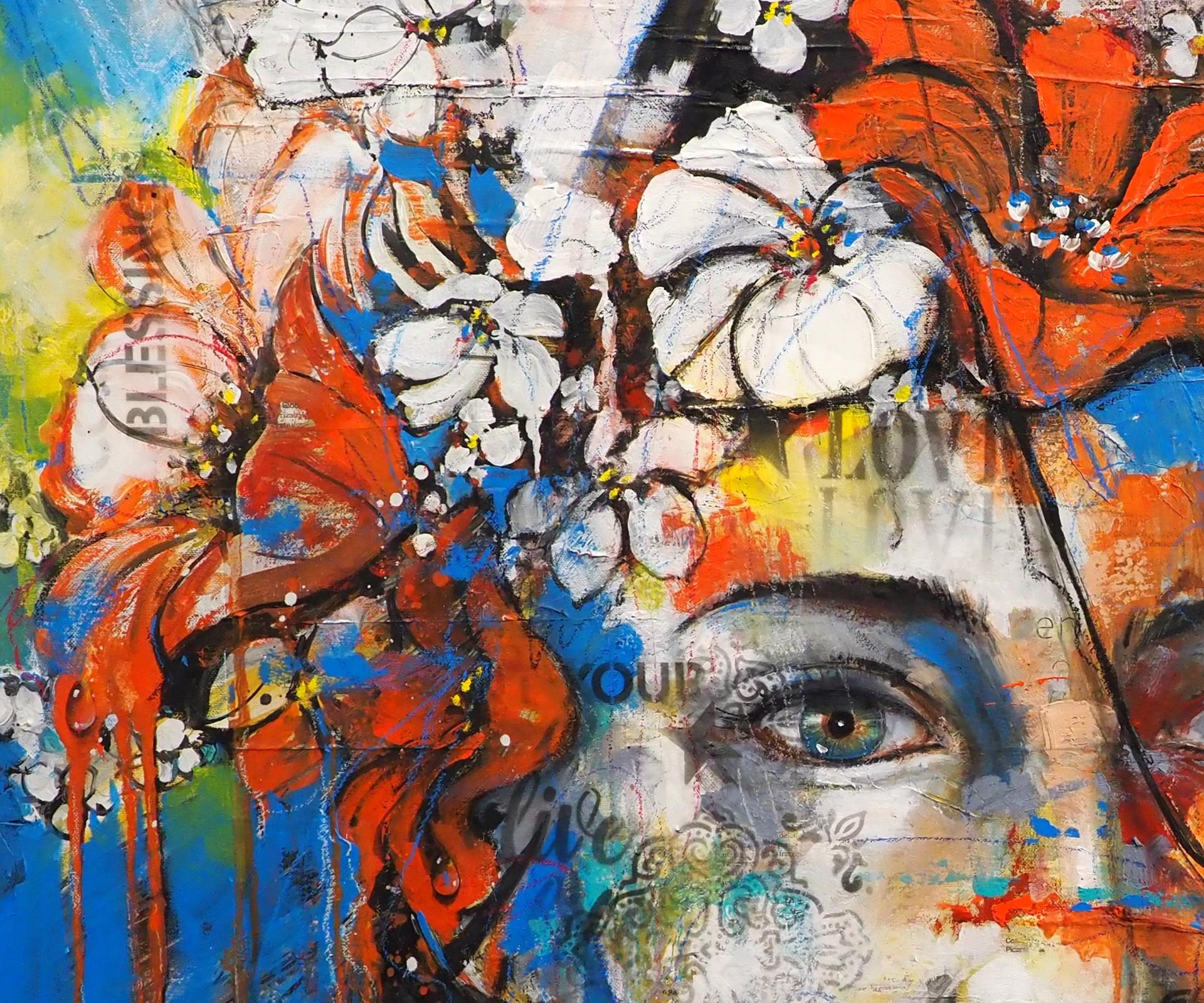 Non arrenderti mai - Painting Contemporaneo di Jorge Yances
