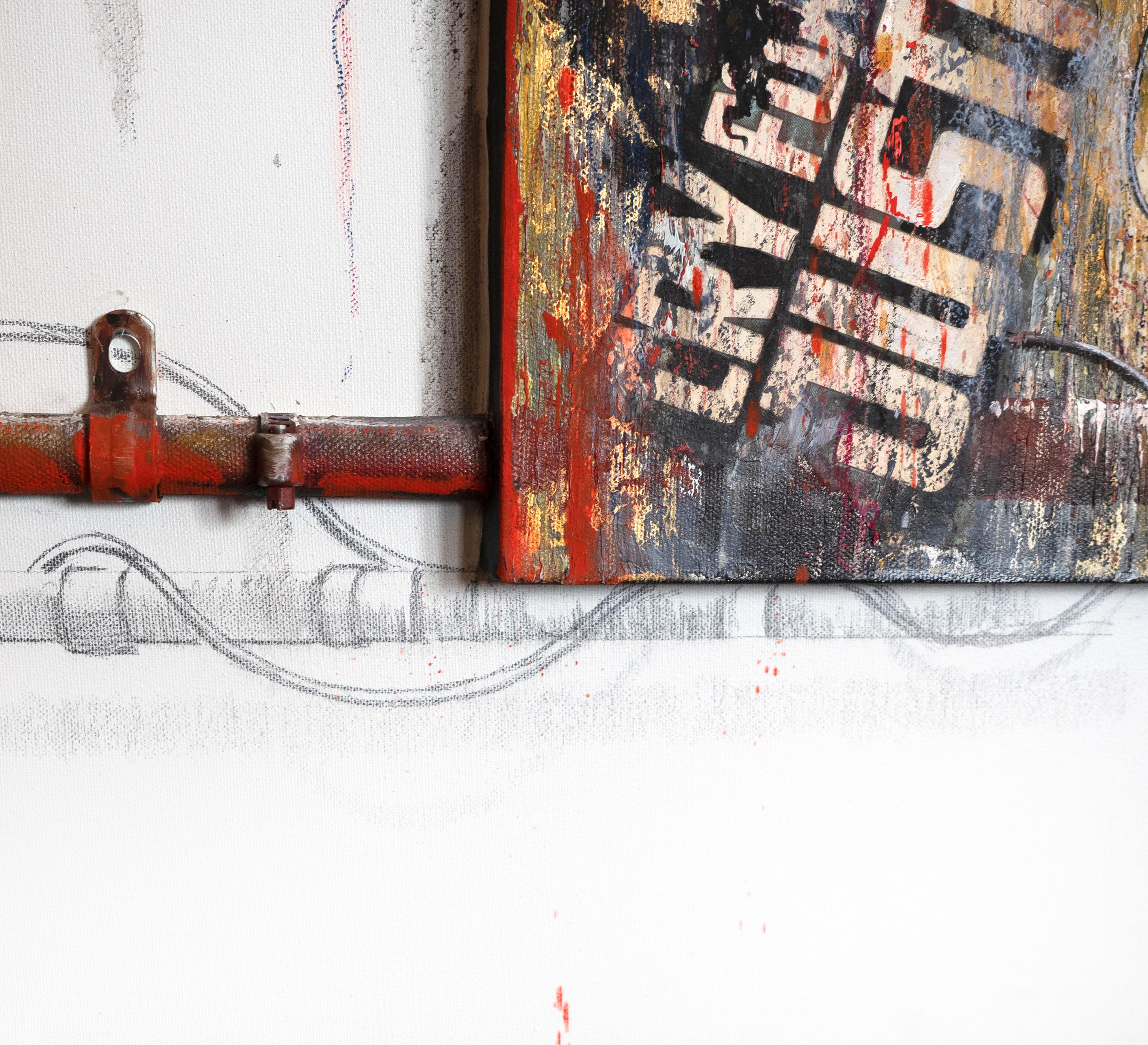 Rivoluzione - Painting Contemporaneo di Jorge Yances