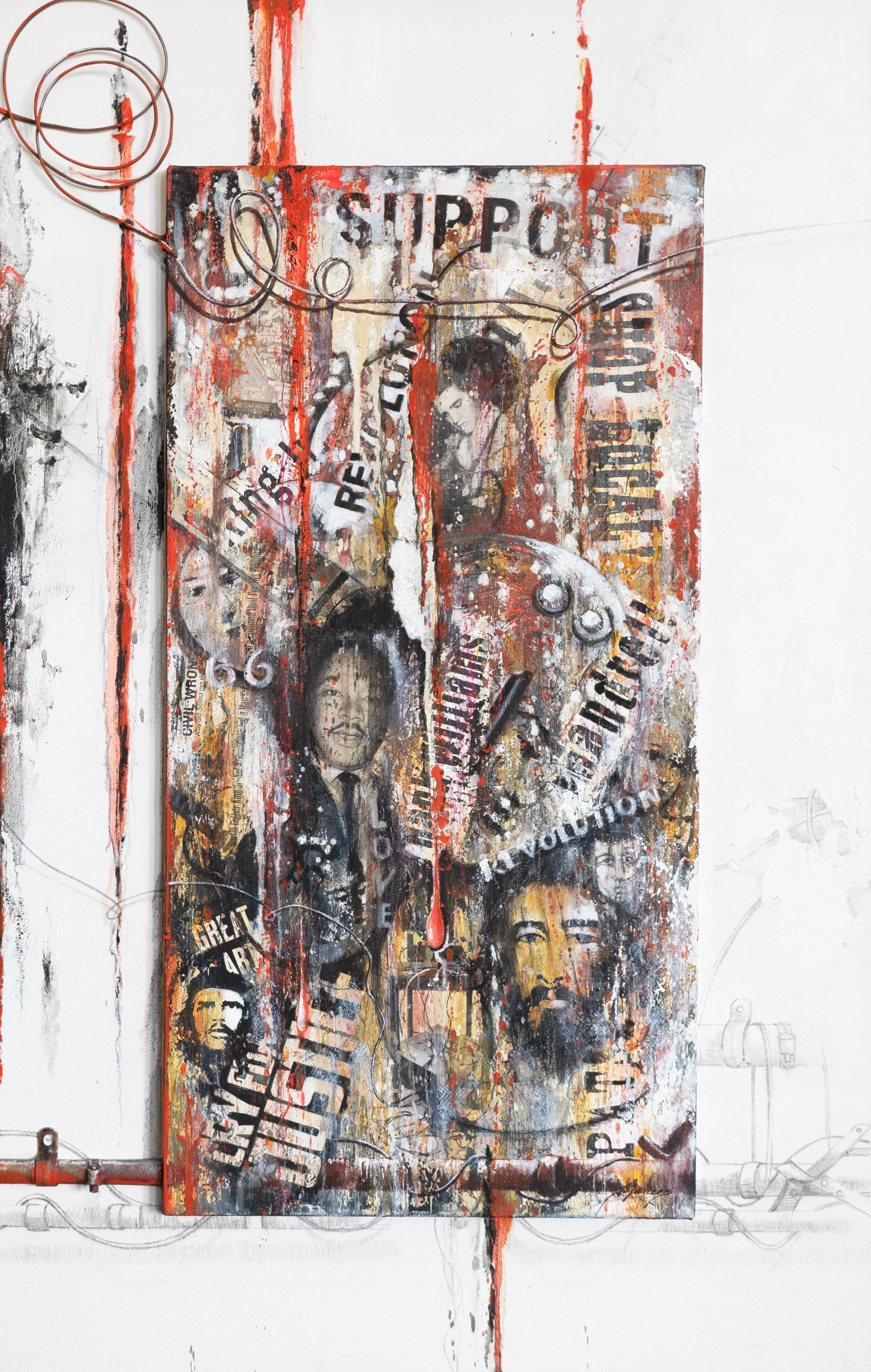 Rivoluzione - Painting di Jorge Yances