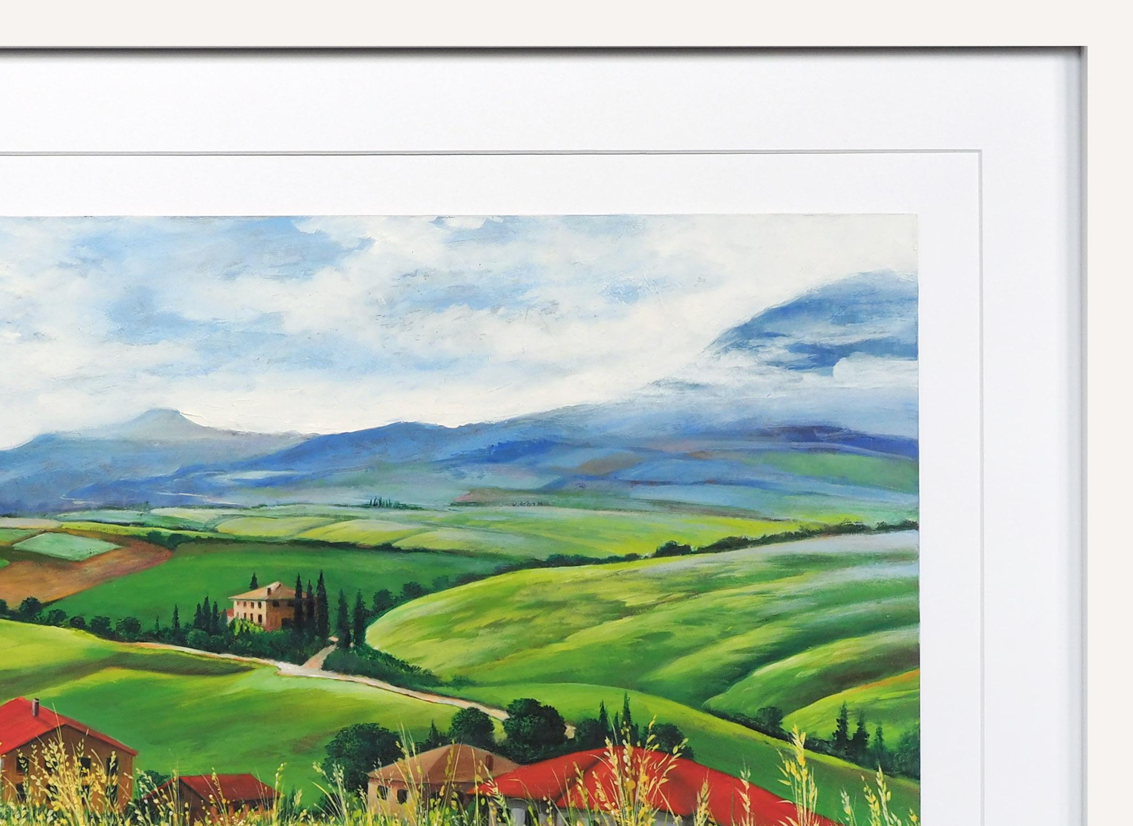 Toscana - Painting by Jorge Yances