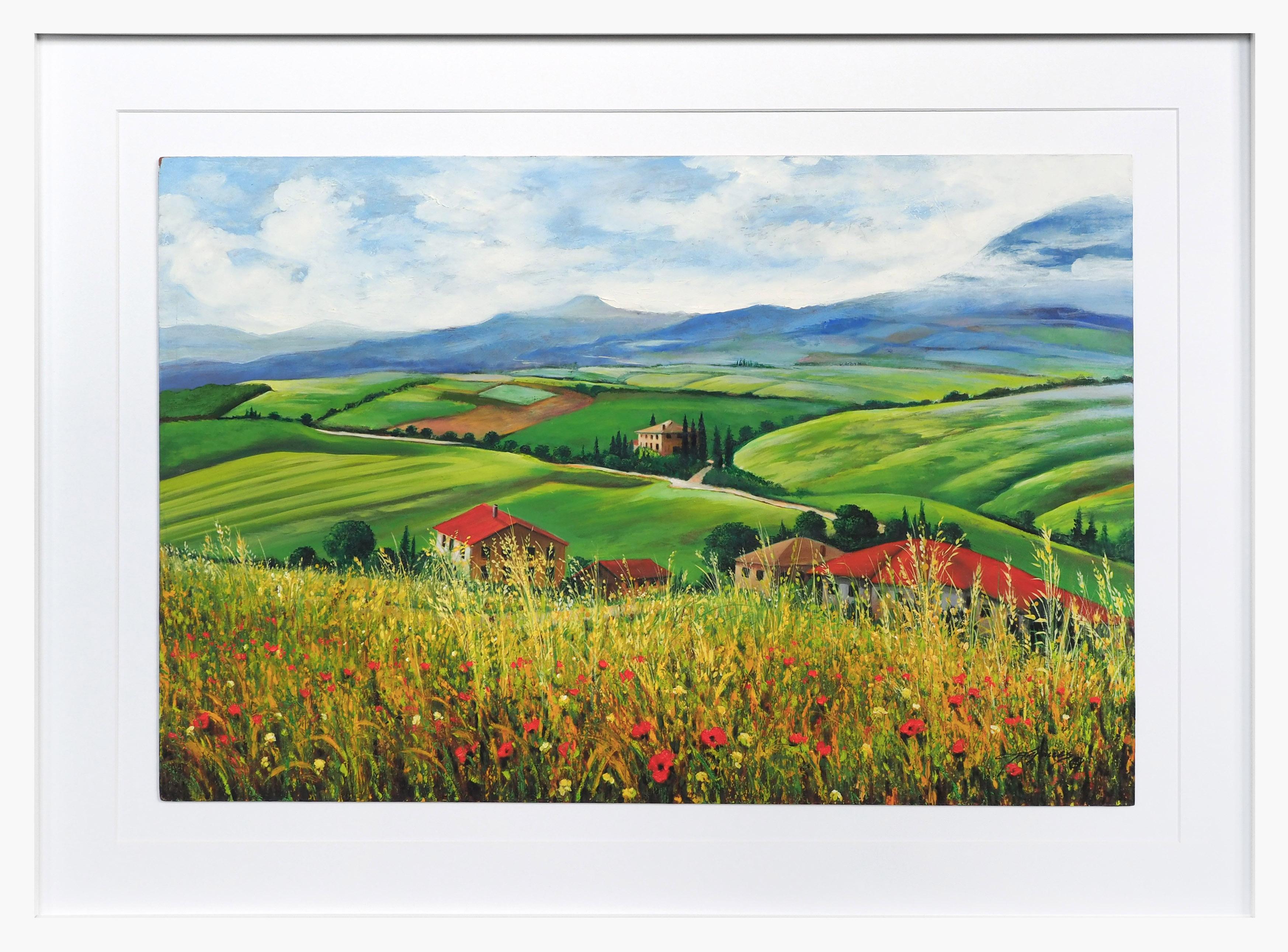 Jorge Yances Landscape Painting - Toscana