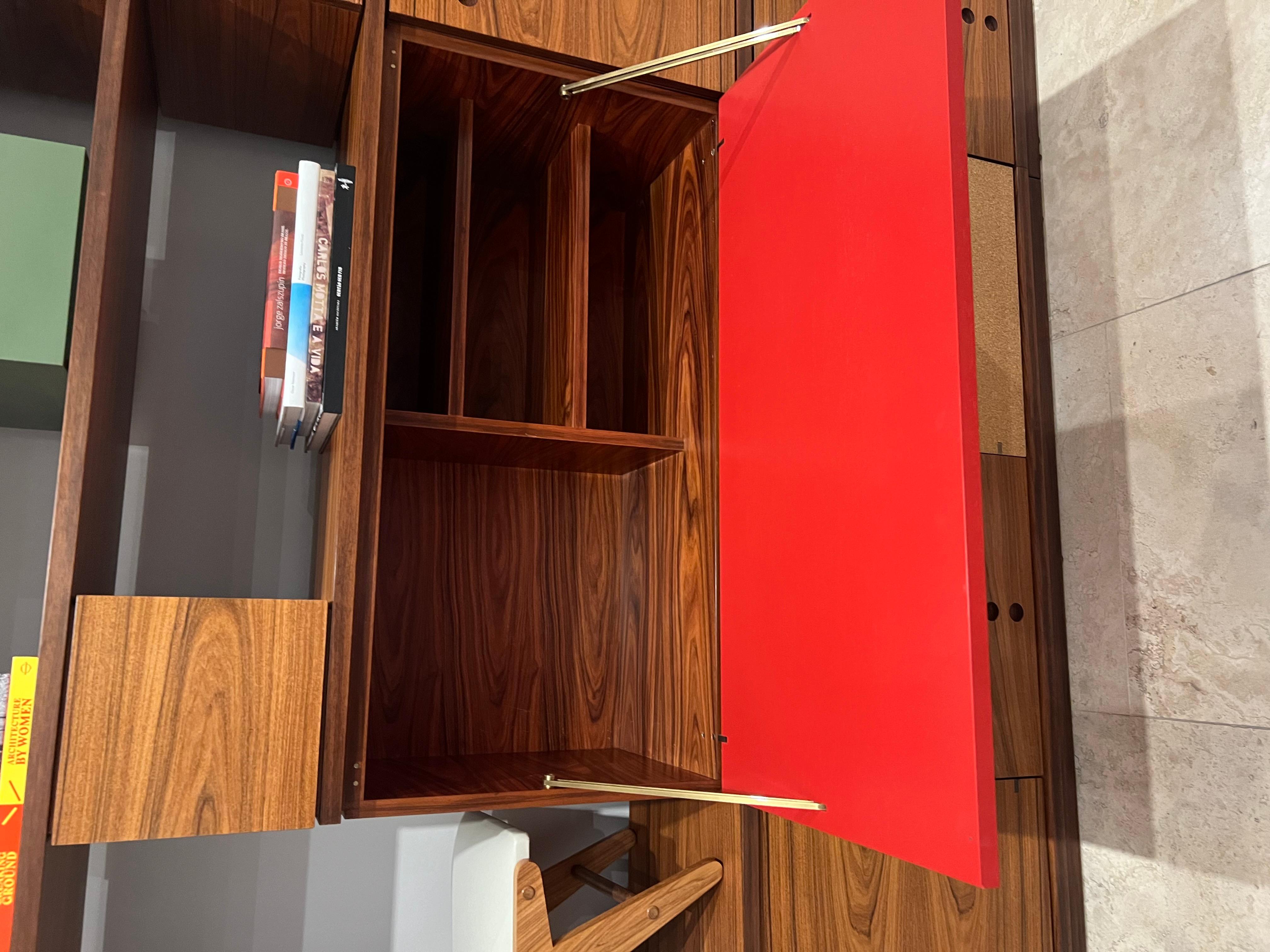 Kovacs bookcase
1959 / re-edited2019

A collection of modular module in Pau Ferro wood designed by Jorge Zalszupin in the 1950s/60s, inspired by the arrangement and colors commissioned by the Kovacs family in the 1960s.

Jorge Zalszupin born in
