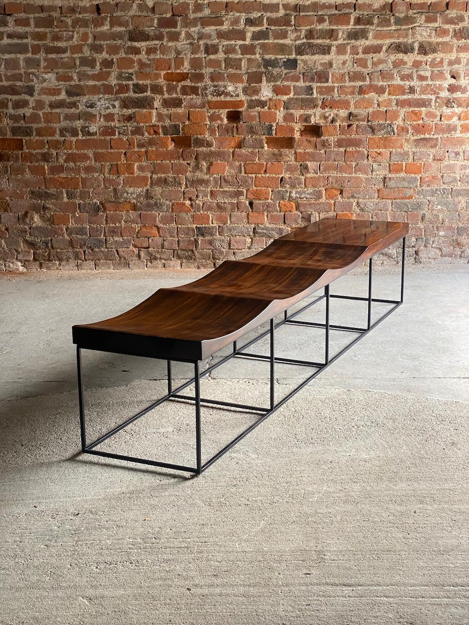 Mid-20th Century Jorge Zalszupin 102 Bench by L’atelier Brazil, circa 1965 For Sale