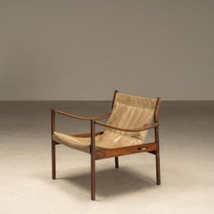 “720” Armchair in Jacaranda and Leather by Jorge Zalszupin — Brazil, 1959