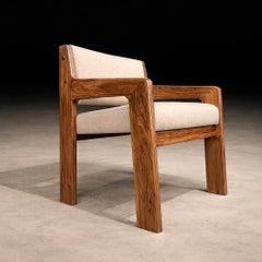 Jorge Zalszupin Armchair in Caviuna Wood & Taupe Upholstery, 1970