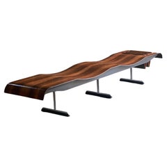 Jorge Zalszupin Banco Onda Bench circa 1960s