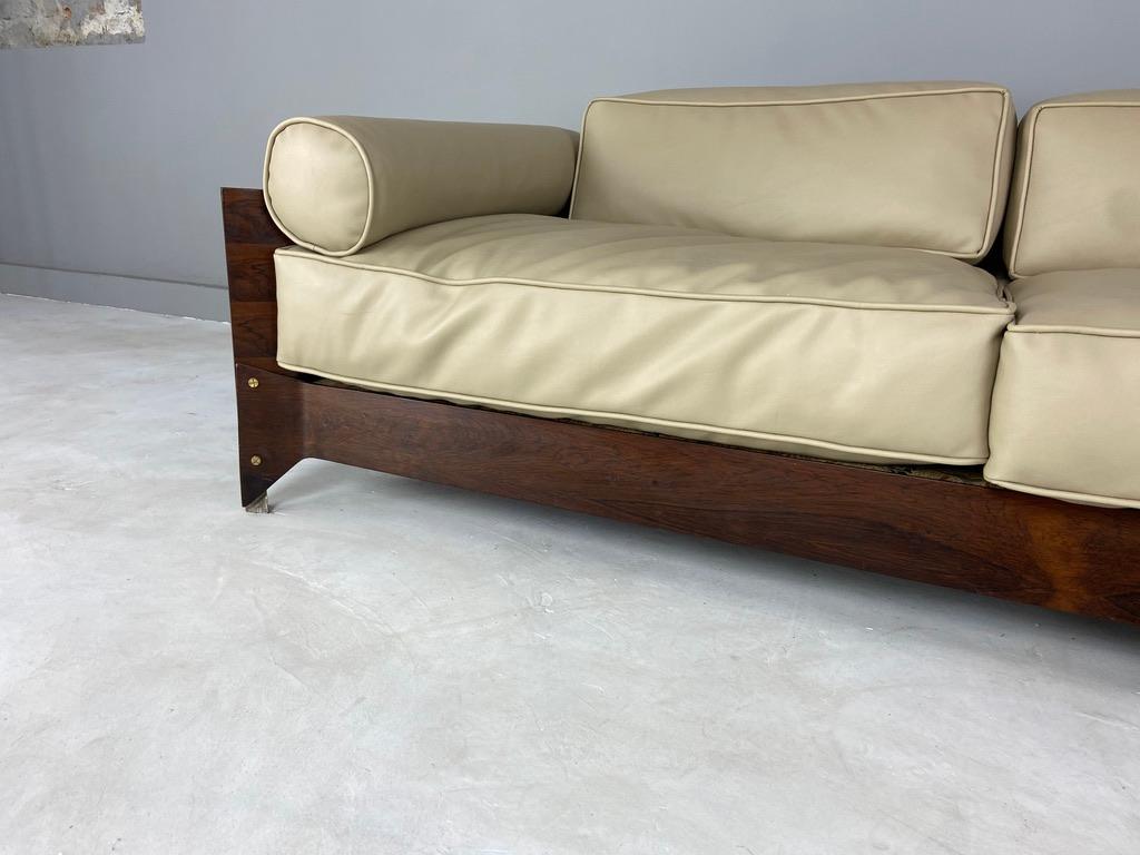 Mid-20th Century Jorge Zalszupin Brasiliana Sofa, circa 1959 For Sale