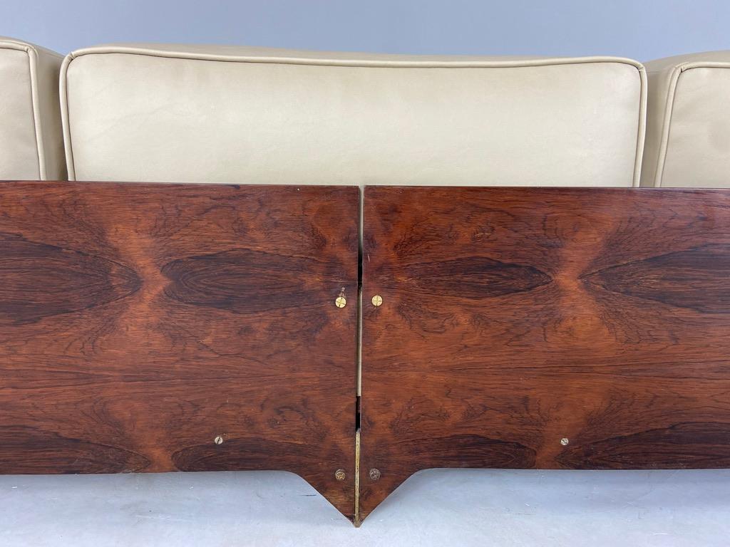 Upholstery Jorge Zalszupin Brasiliana Sofa, circa 1959 For Sale