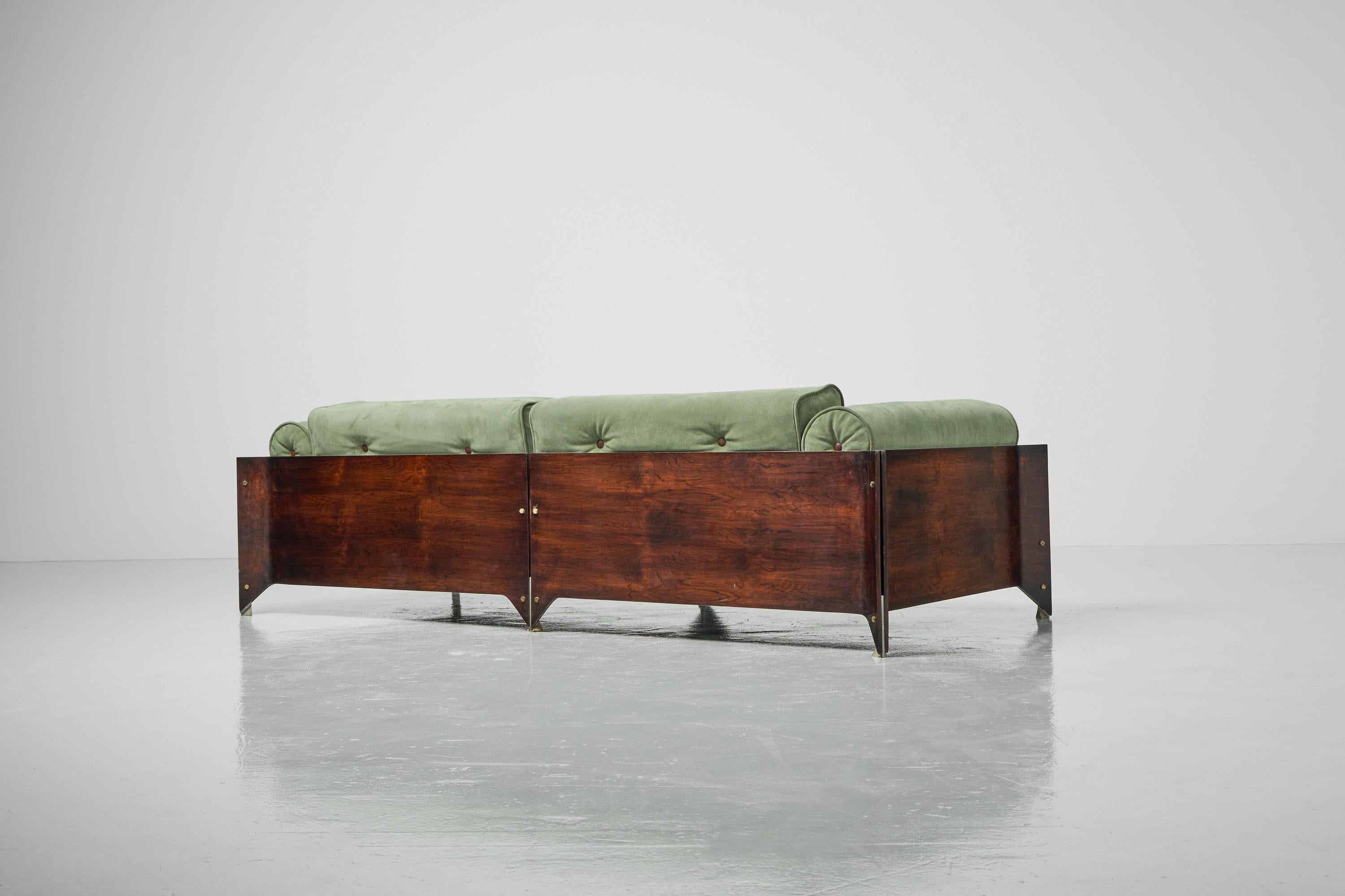 Mid-Century Modern Jorge Zalszupin Brasiliana sofa L'Atelier Brazil 1959 For Sale