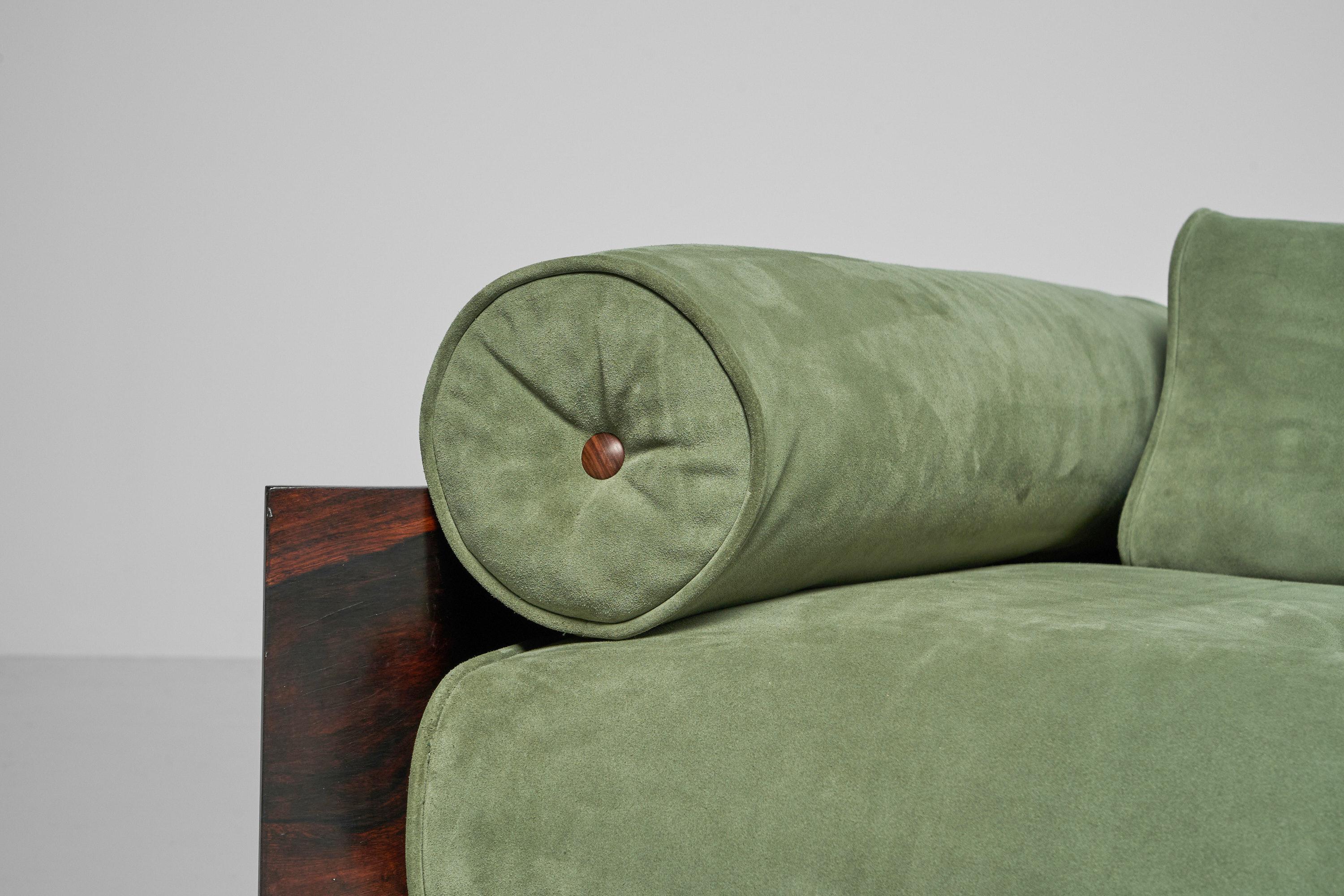Mid-20th Century Jorge Zalszupin Brasiliana sofa L'Atelier Brazil 1959 For Sale