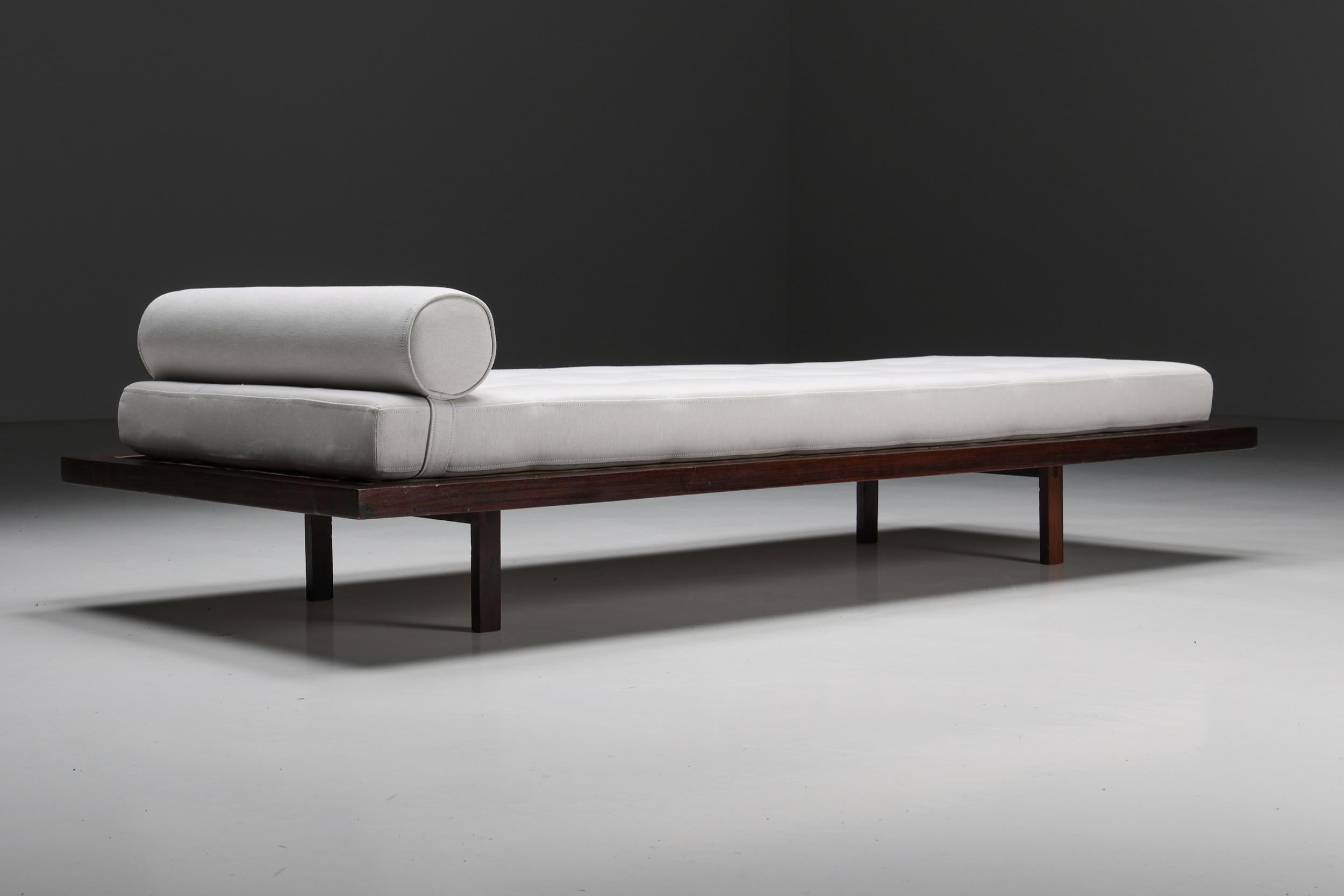 Rubber Jorge Zalszupin Brazilian Daybed, 1960s