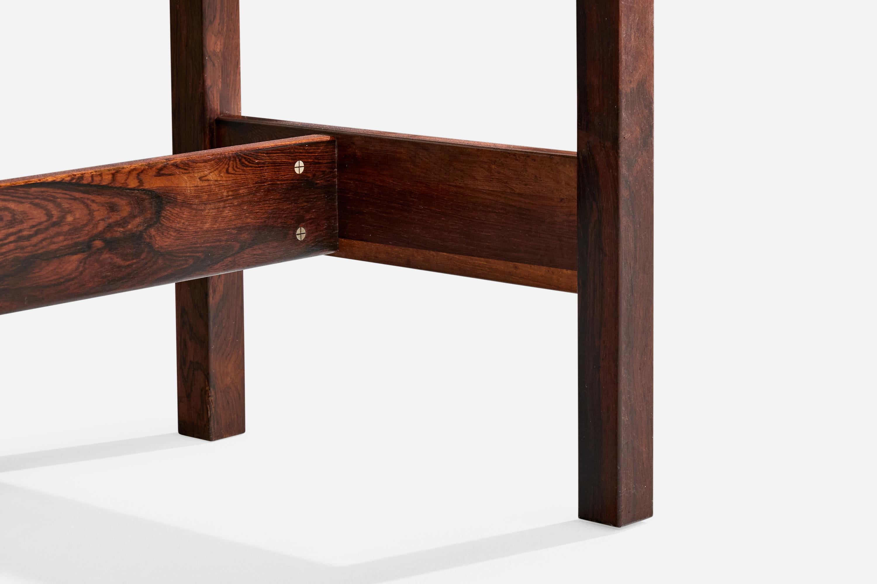 Jorge Zalszupin, Console Table, Rosewood, Brazil, 1970s For Sale 5