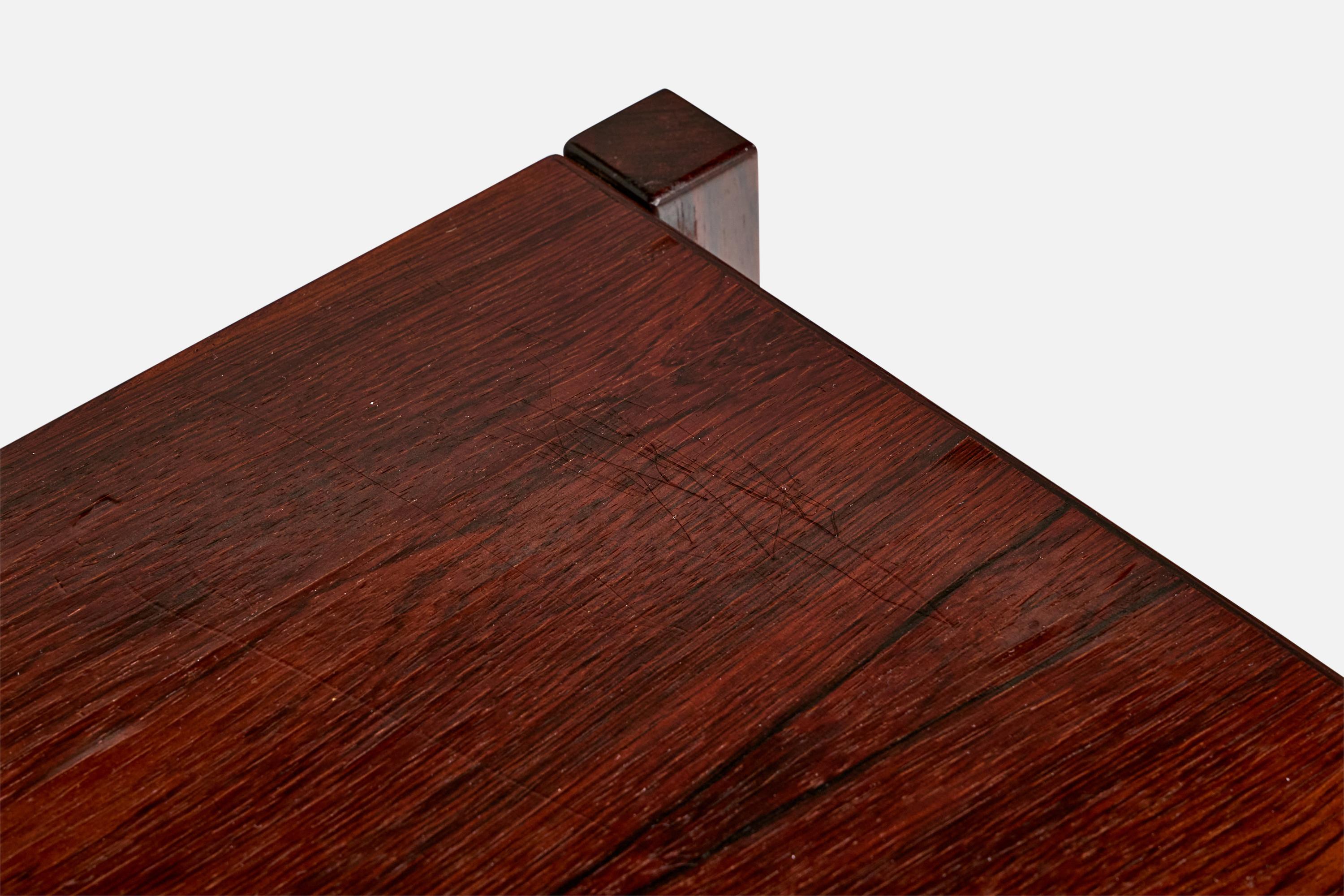 Jorge Zalszupin, Console Table, Rosewood, Brazil, 1970s For Sale 2