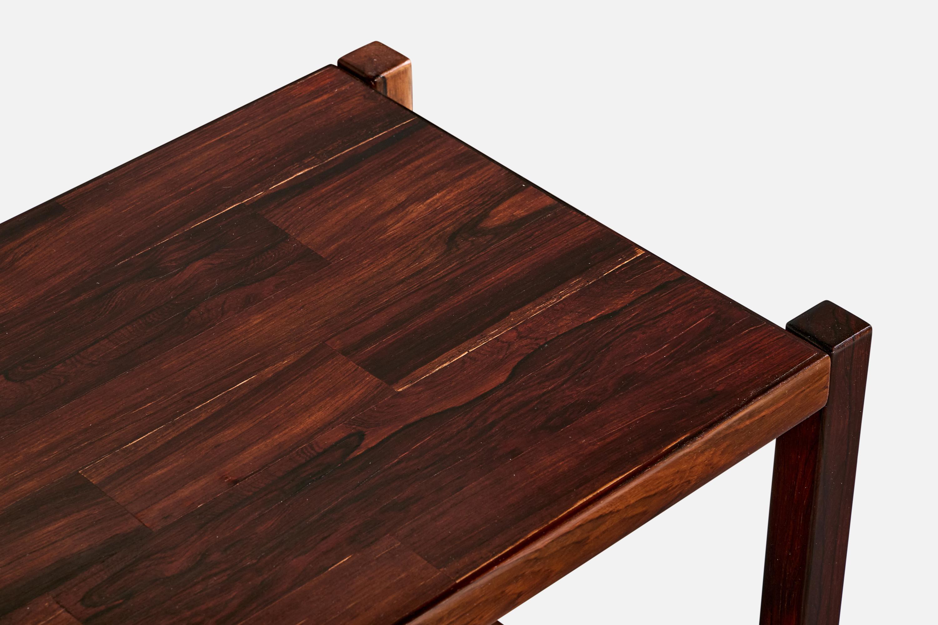 Jorge Zalszupin, Console Table, Rosewood, Brazil, 1975 For Sale 4