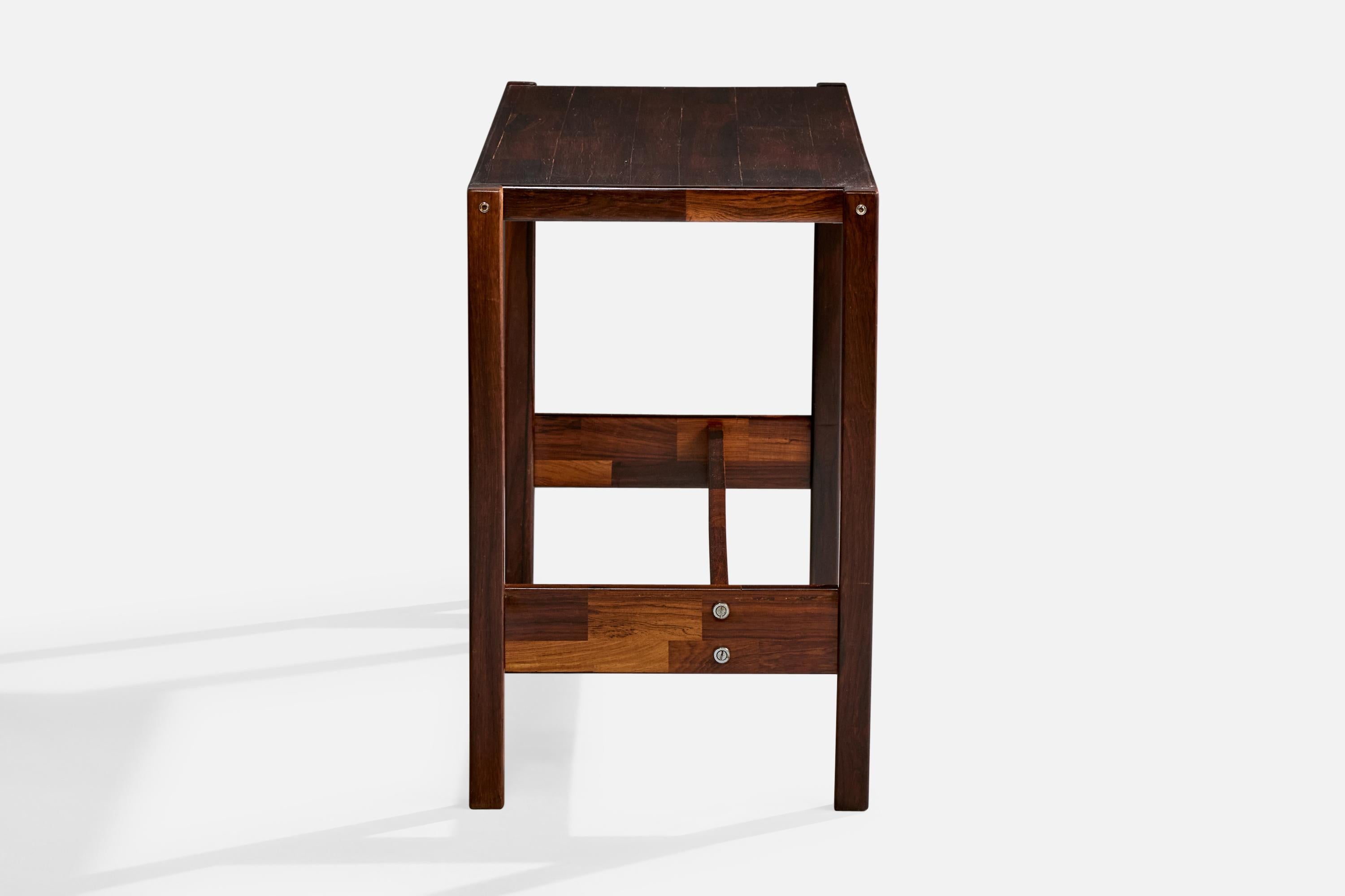 Brazilian Jorge Zalszupin, Console Table, Rosewood, Brazil, 1975 For Sale