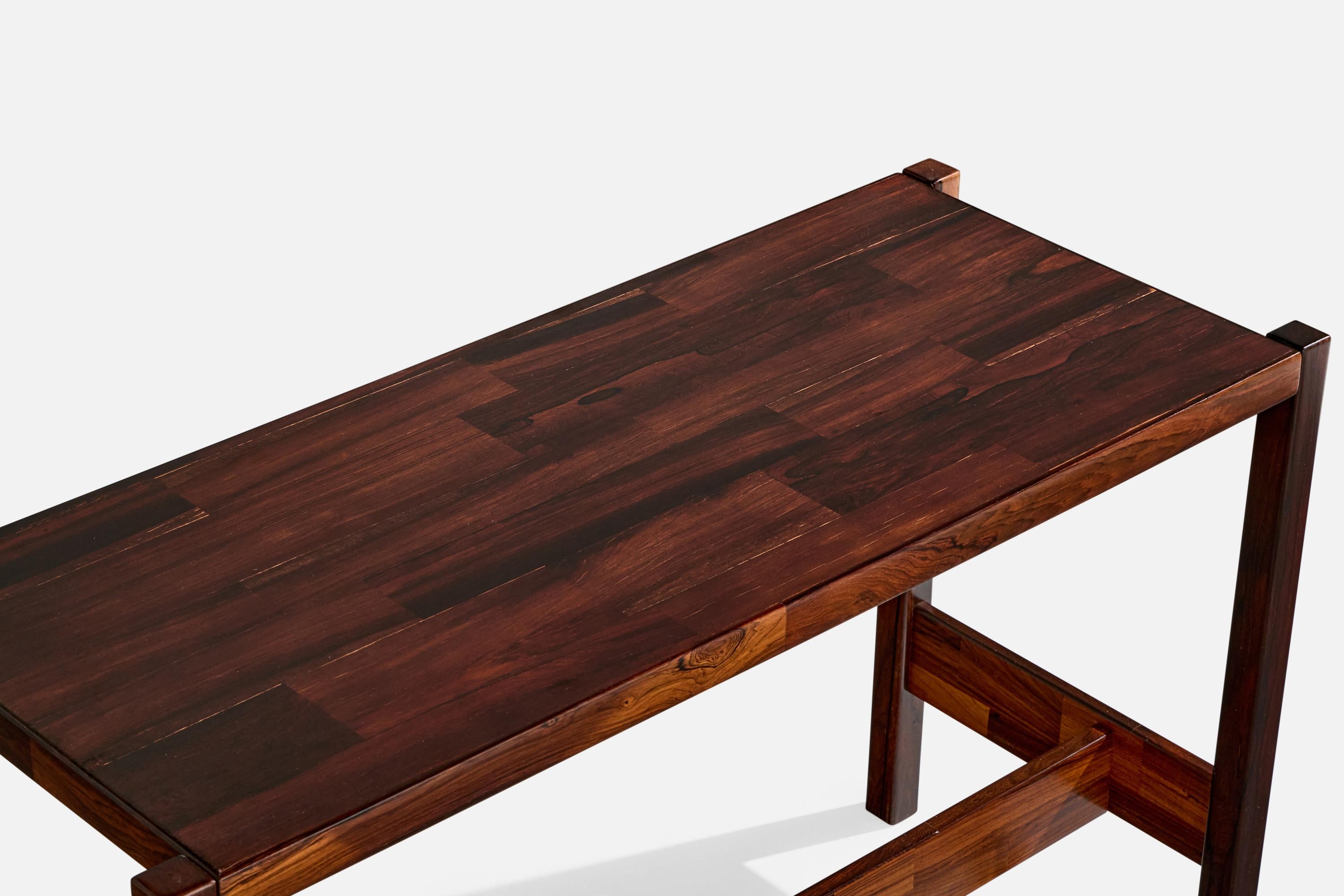 Jorge Zalszupin, Console Table, Rosewood, Brazil, 1975 For Sale 3