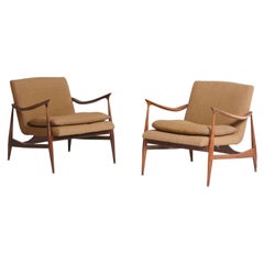 Used Jorge Zalszupin Dinamarquesa Pair of Armchairs