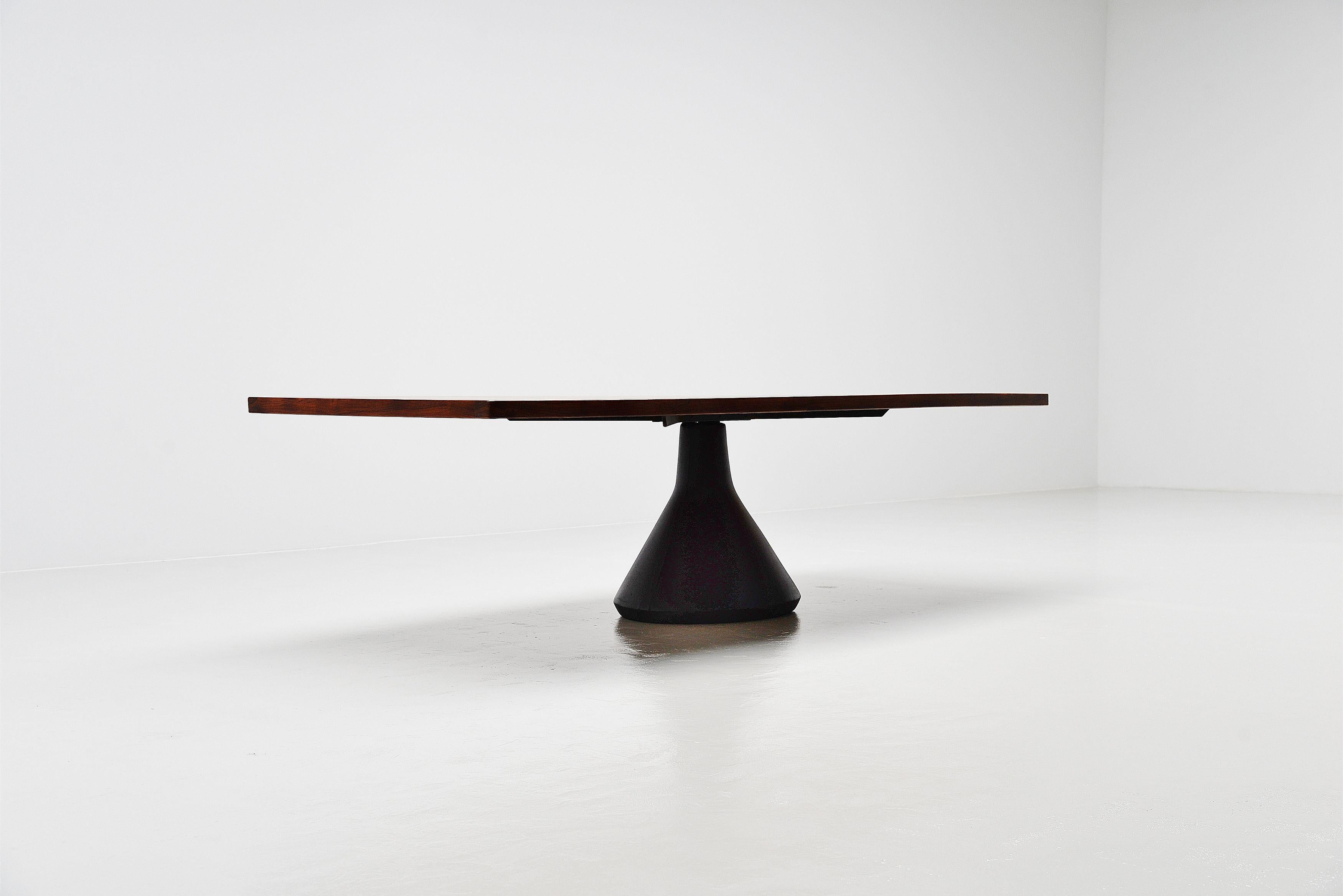 Mid-Century Modern Jorge Zalszupin Guanabara Dining Table L'Atelier Brazil, 1960