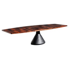 Table de conférence sur piédestal Guanabara de Jorge Zalszupin pour L'Atelier, Brésil, années 1960