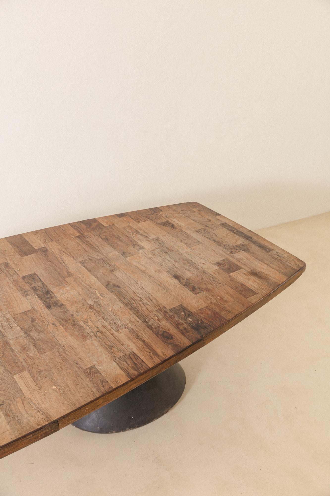 Mid-20th Century Jorge Zalszupin Guanabara Rosewood Vintage Dining Table, 1959, Brazilian Design For Sale