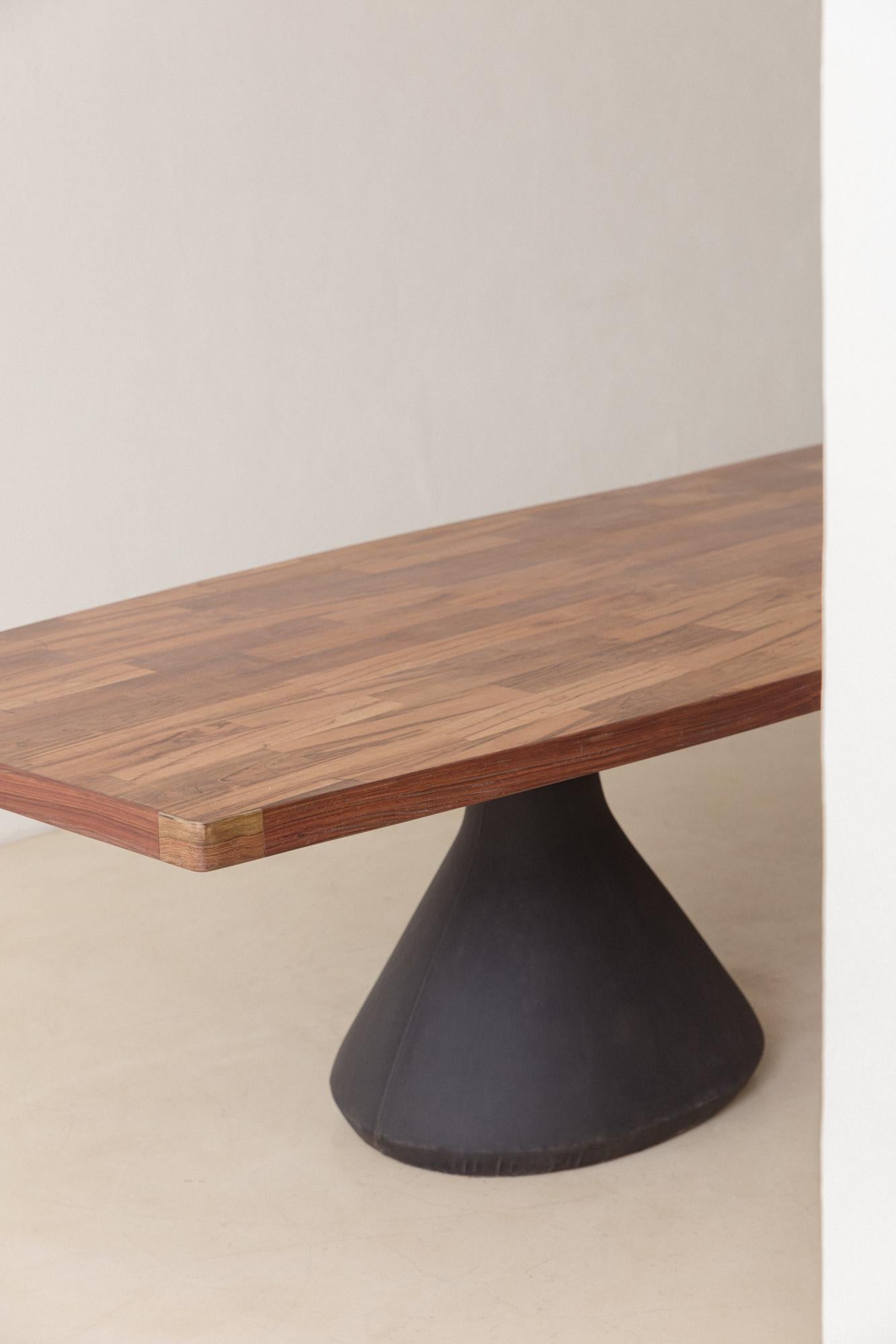 Jorge Zalszupin 'Guanabara' Rosewood Vintage Dining Table, 1960s, Brazil 6