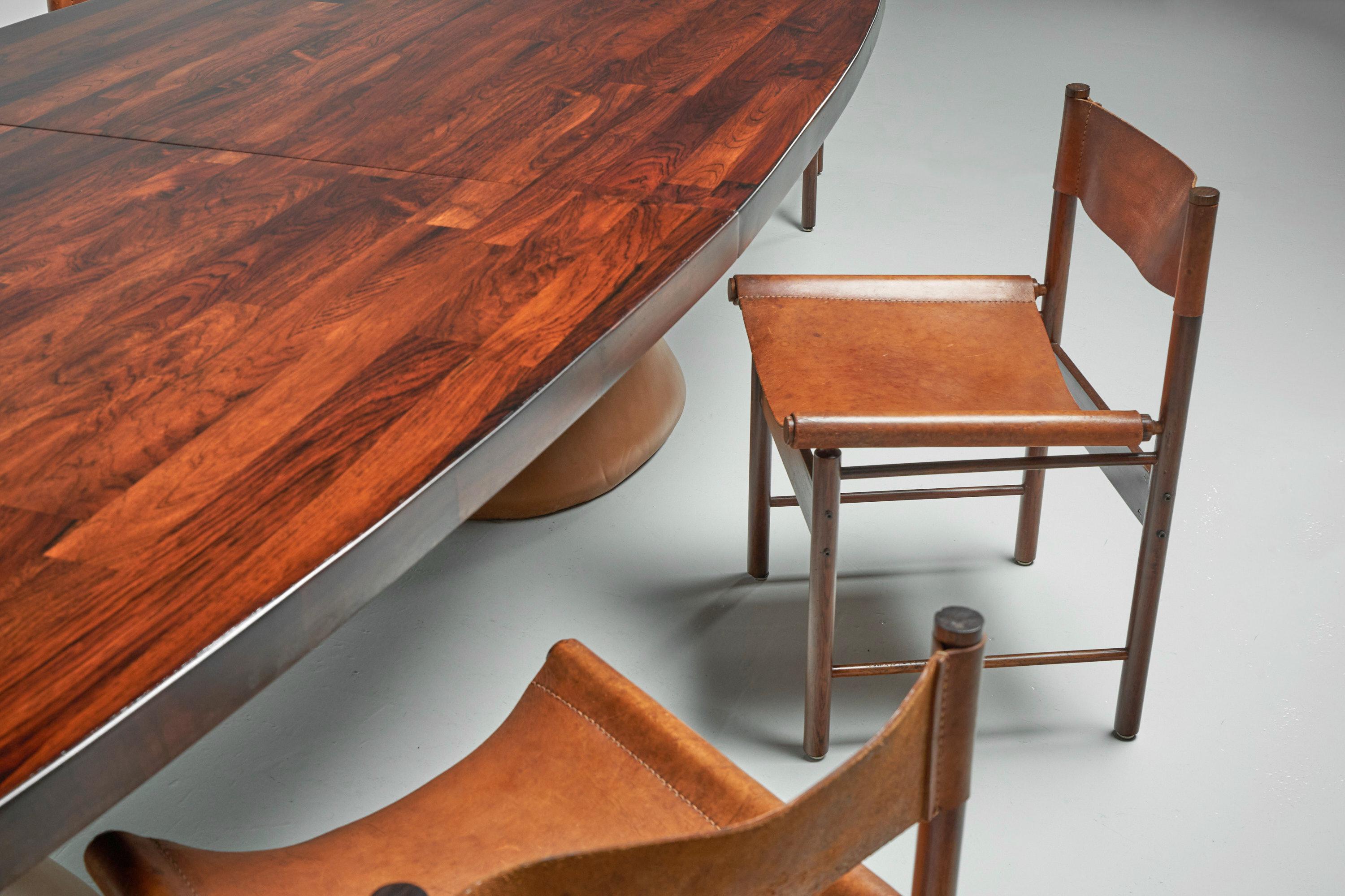 Mid-20th Century Jorge Zalszupin Guanabara Table 350 L'Atelier Brazil, 1959