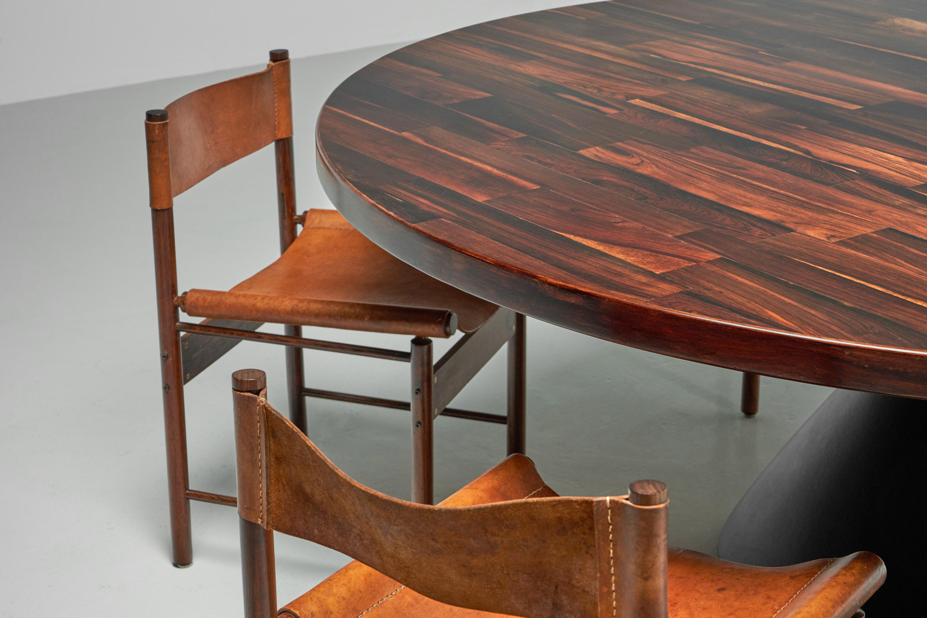 Metal Jorge Zalszupin Guaruja 180 table L'Atelier Brazil 1960