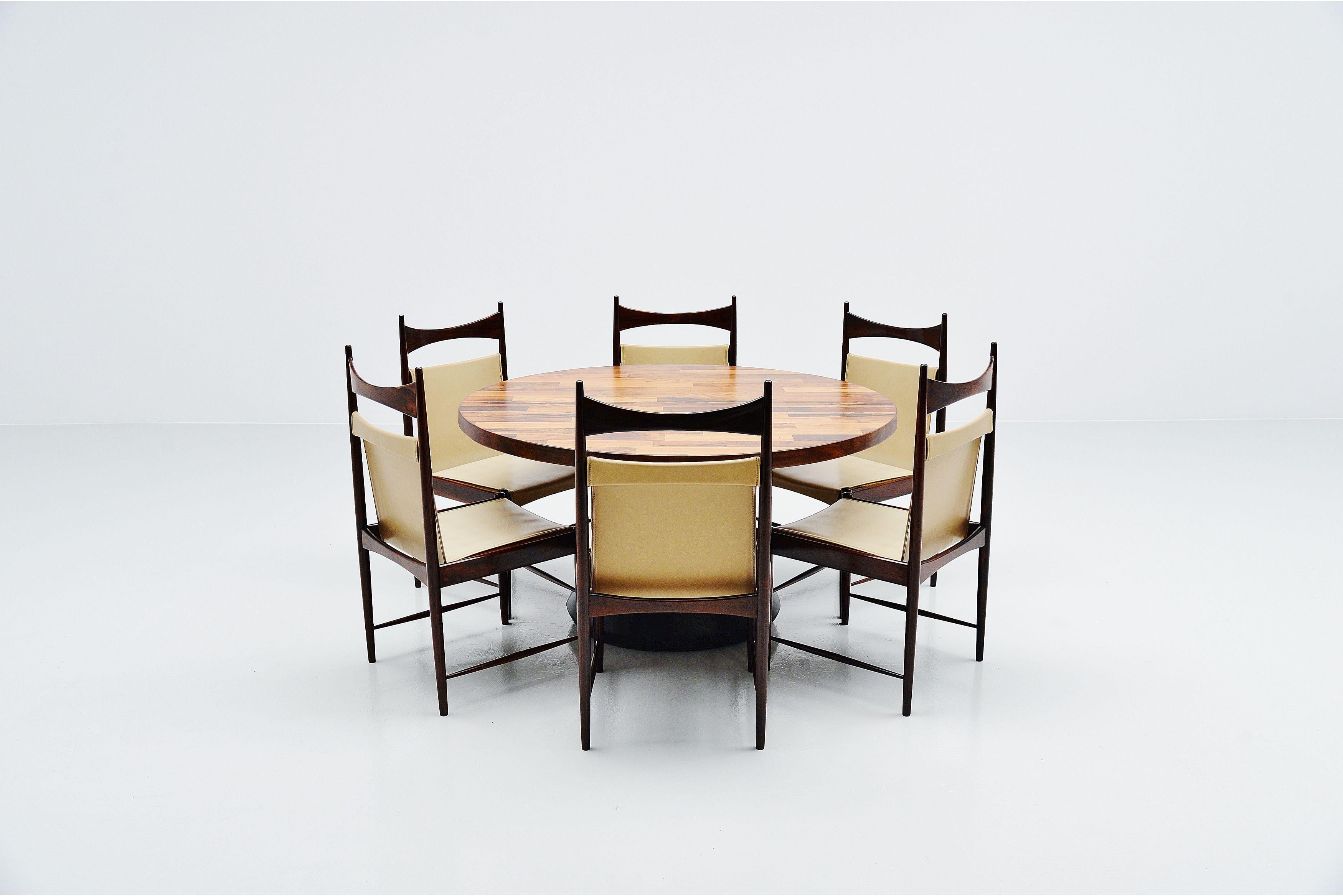 Mid-20th Century Jorge Zalszupin Guaruja Dining Table L'Atelier Brazil 1959