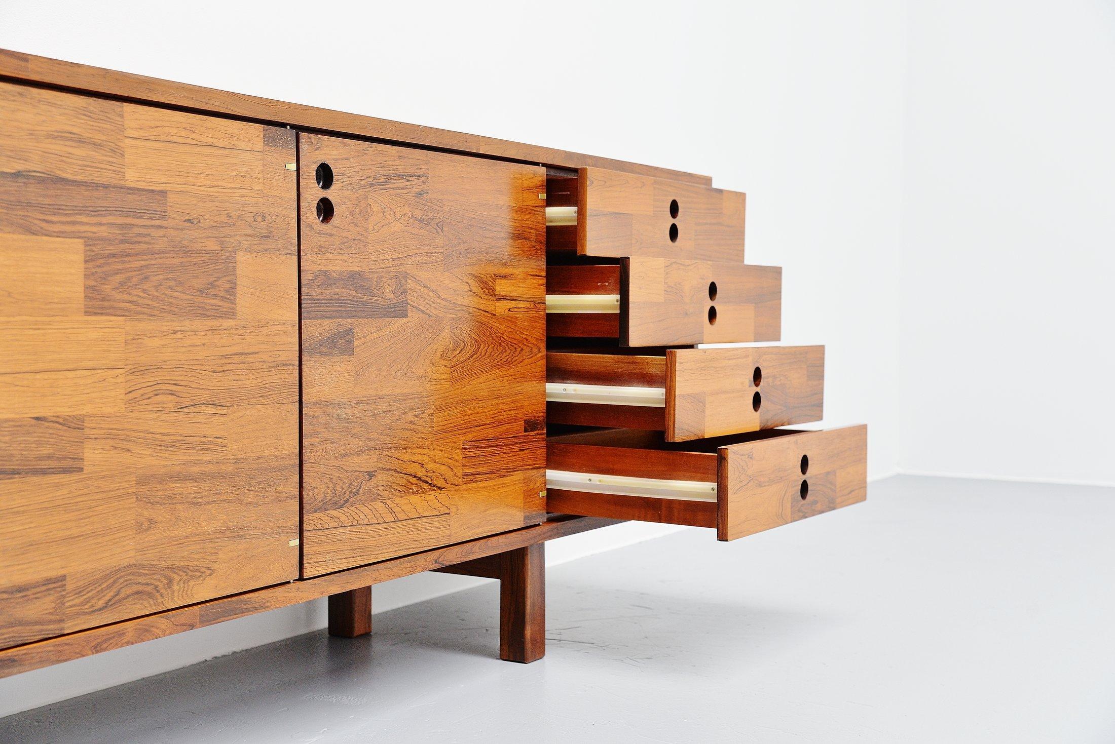 Mid-20th Century Jorge Zalszupin Jacaranda Credenza l'Atelier Brazil, 1960