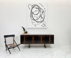 Jorge Zalszupin Jacaranda Palisander-Credenza, JD Móveis e Decorações, 1960er Jahre