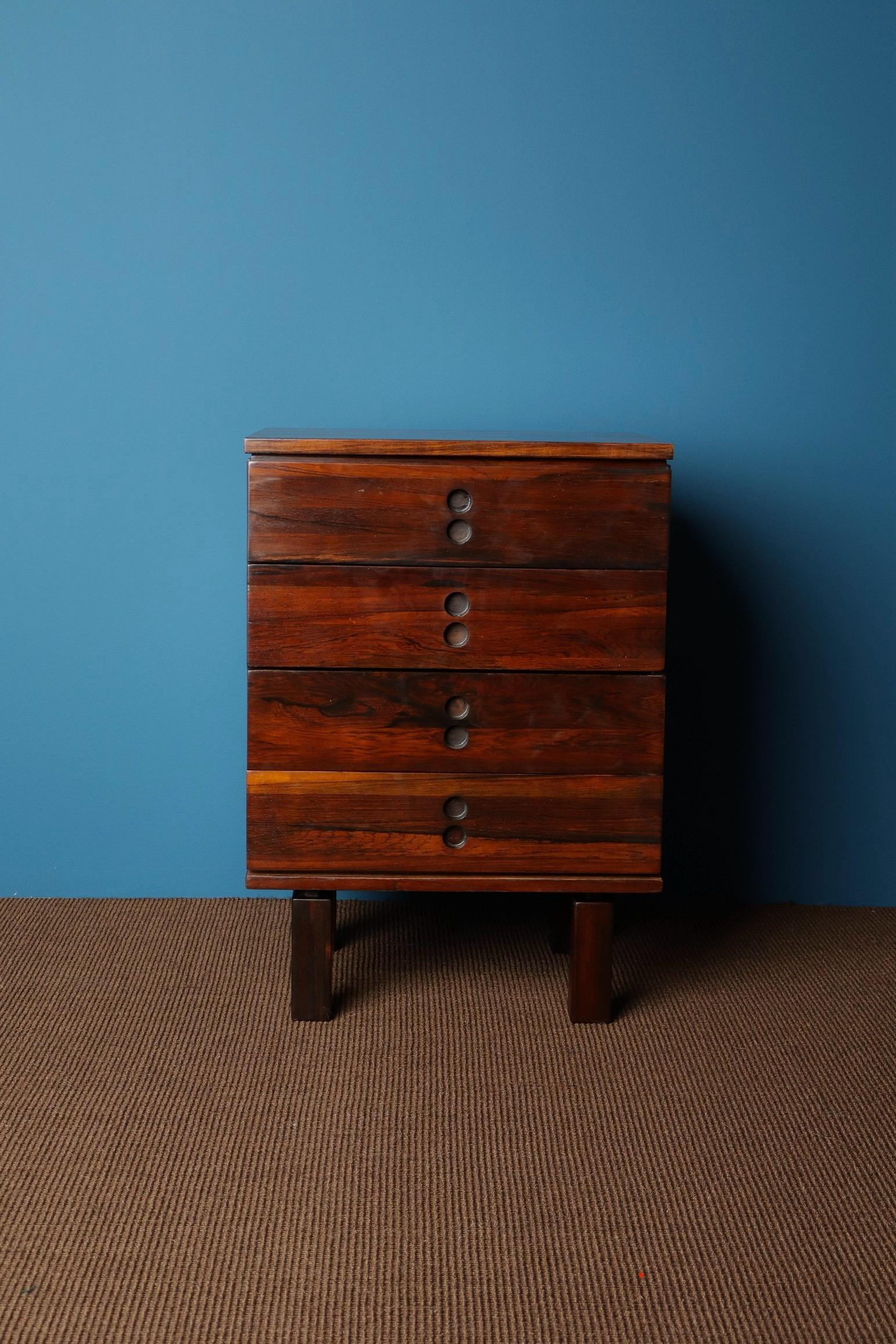 Mid-Century Modern Jorge Zalszupin- L'atelier- 1960- Rare Componivel chest of drawers. For Sale