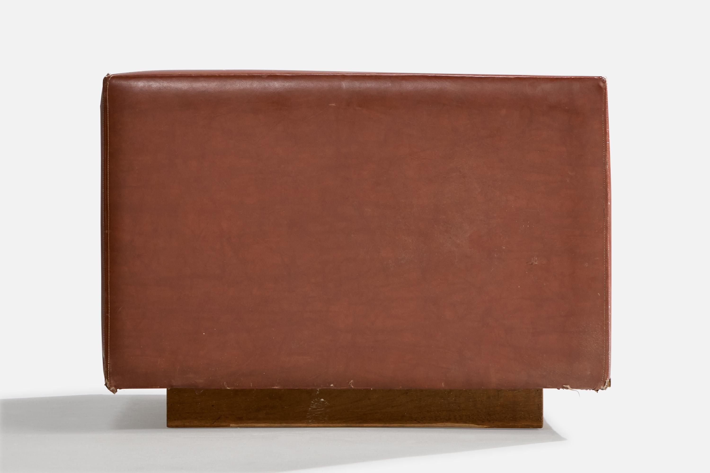 Jorge Zalszupin, Lounge Chairs, Leatherette, Fabric, Brazil, 1969 For Sale 1