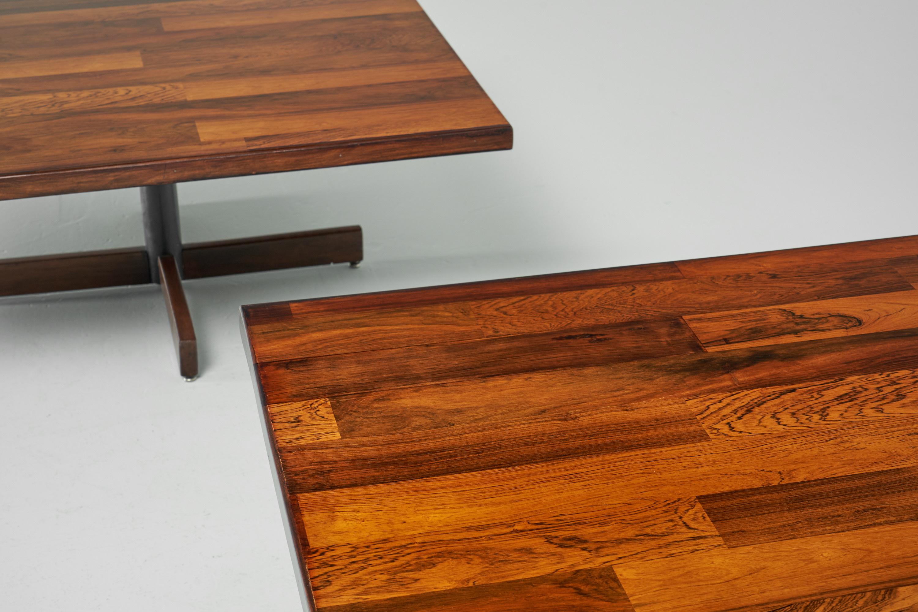 Jorge Zalszupin Mesa Chanceler Pair L'Atelier, 1959 im Zustand „Gut“ im Angebot in Roosendaal, Noord Brabant