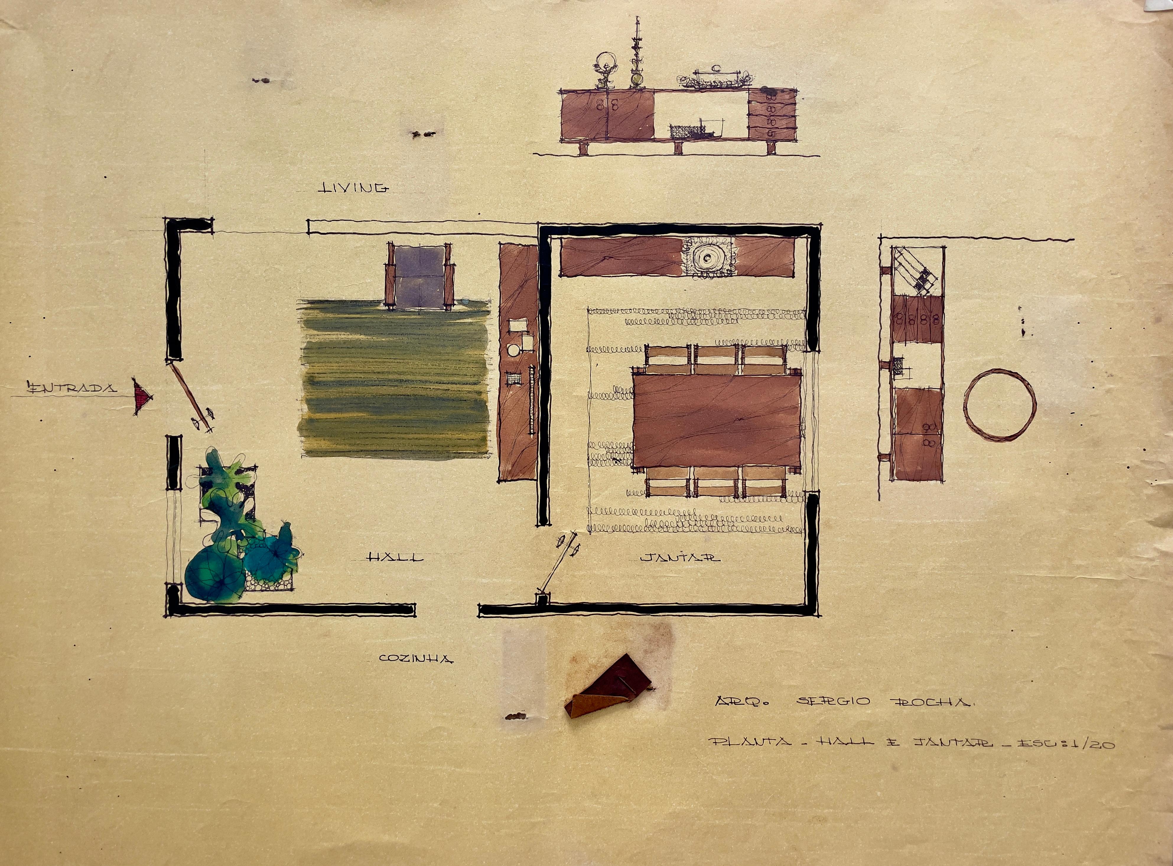 Brasiliano Jorge Zalszupin, Specchio, 1960 in vendita