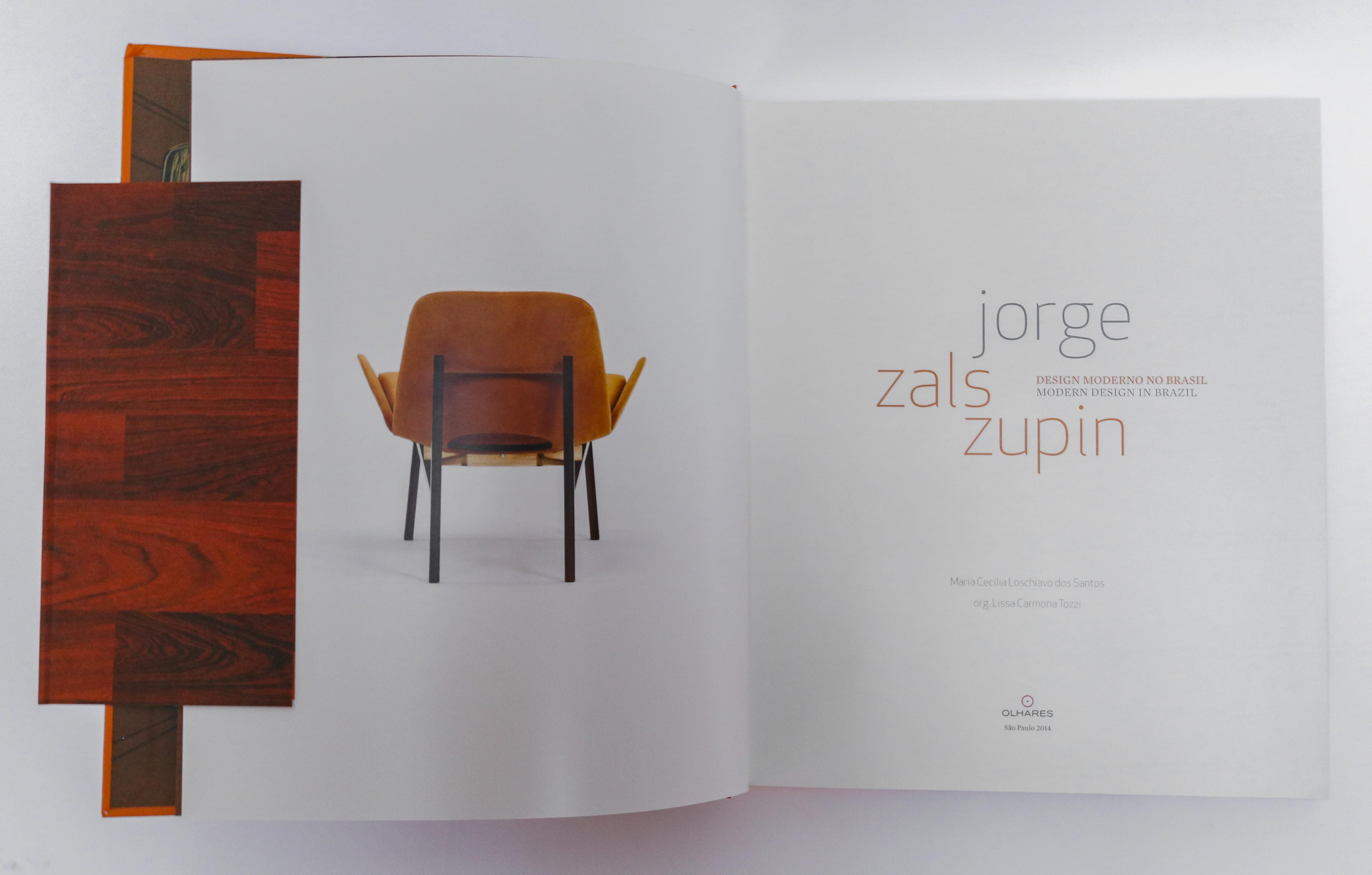 Brazilian Jorge Zalszupin Modern Design in Brazil Book by Maria Loschiavo dos Santos For Sale