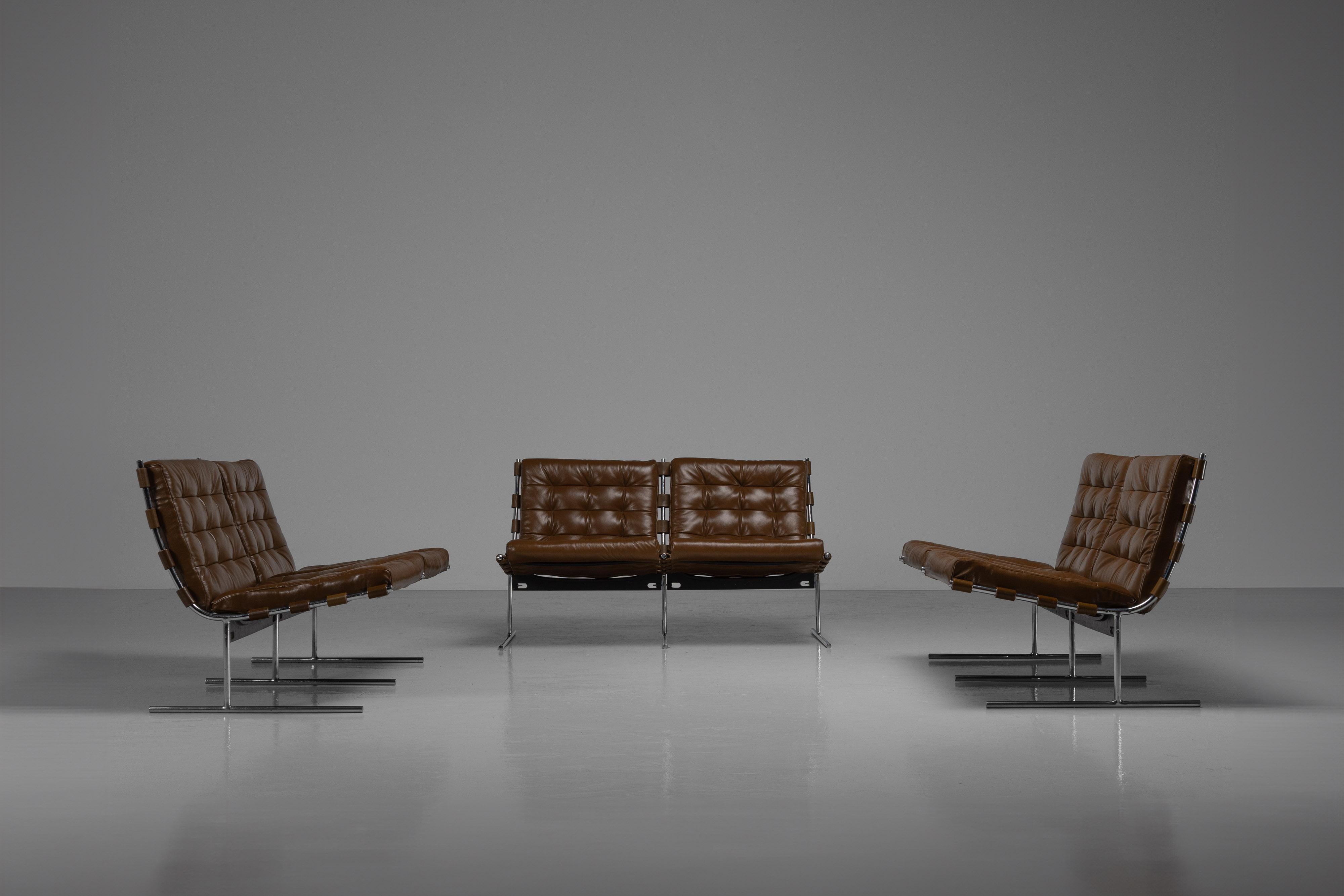 Jorge Zalszupin Oxford sofa l'Atelier Brazil 1970 For Sale 10
